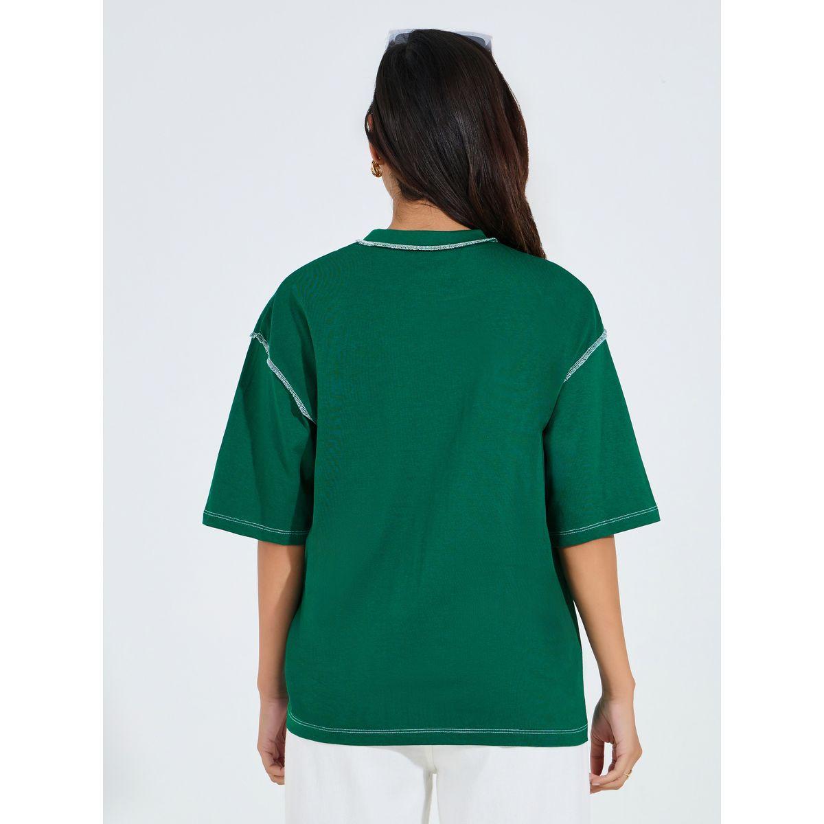 Styli Elevate Oversized Overlock Seam Detail Printed T-Shirt-women-clothing-tshirts-image-5