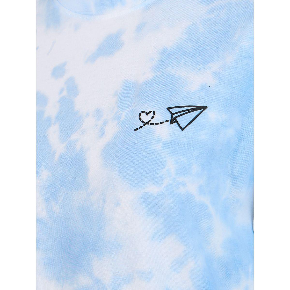Styli Elevate Tie Dye T-Shirt with Short Sleeves-women-clothing-tshirts-image-3