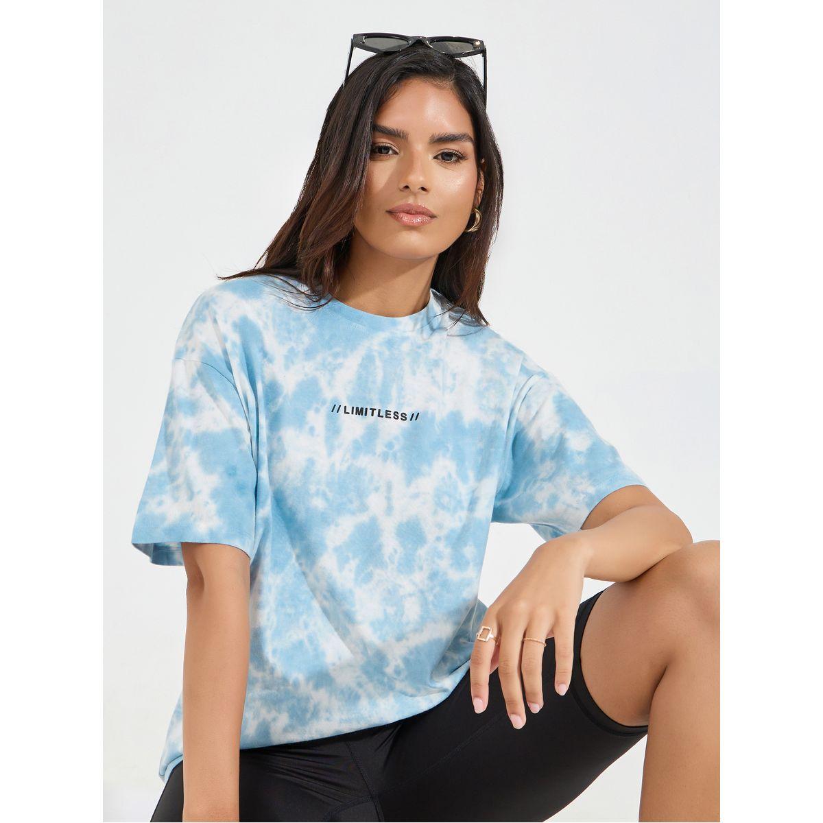 Styli Elevate Oversized Tie Dye Printed Cotton Jersey T-Shirt-women-clothing-tshirts-image-1