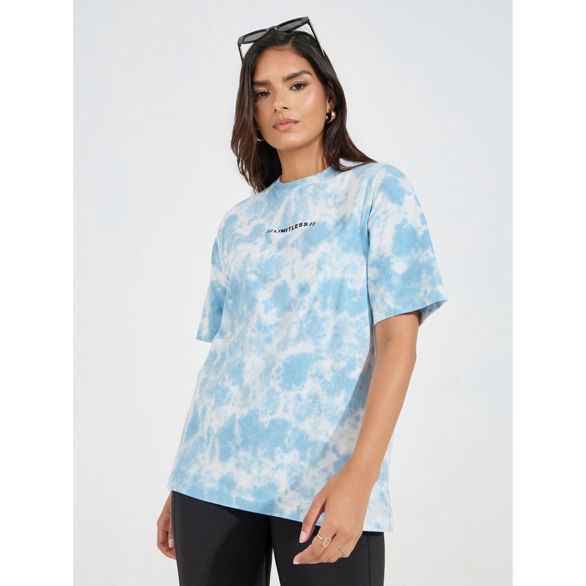 Styli Elevate Oversized Tie Dye Printed Cotton Jersey T-Shirt-women-clothing-tshirts-image-3