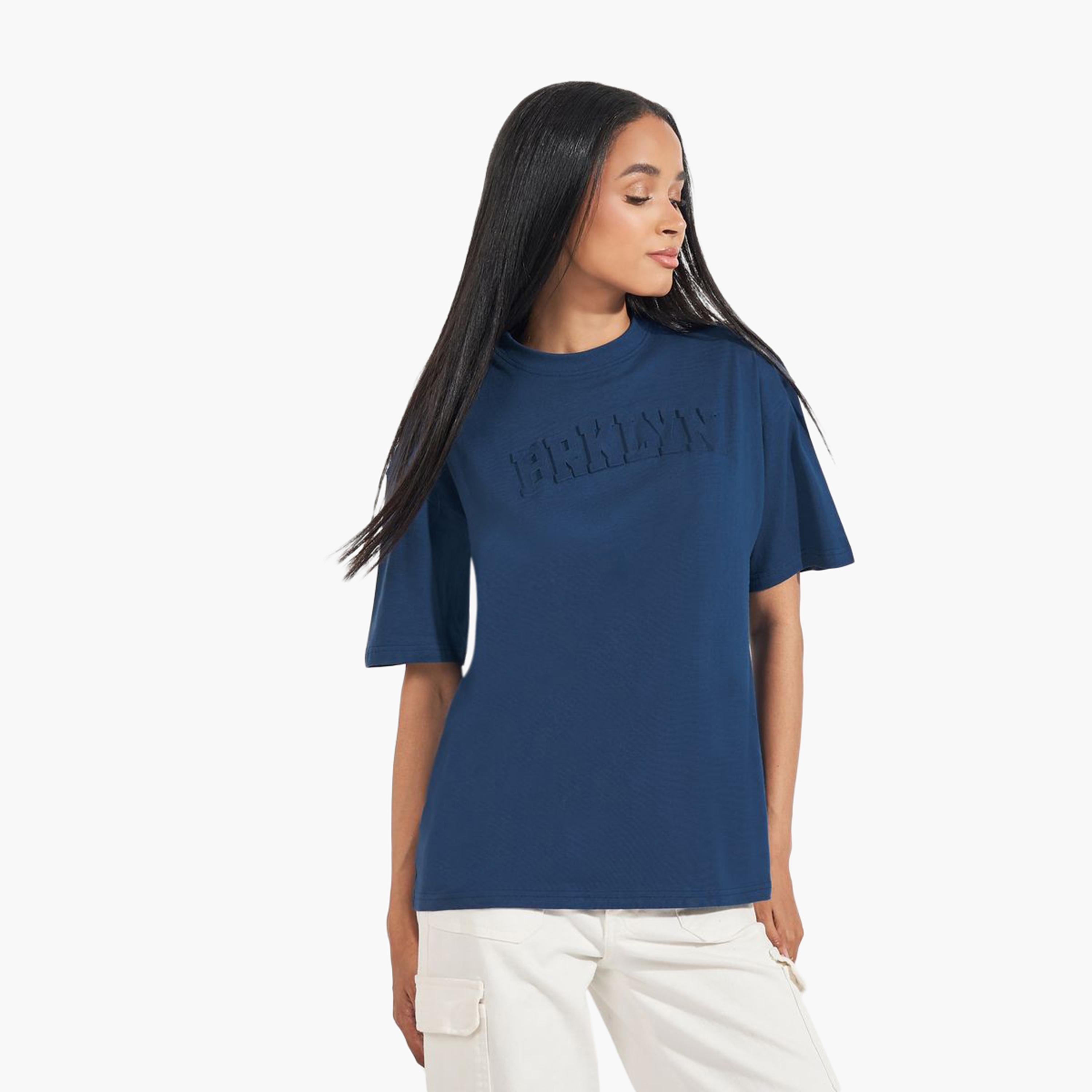 Oversized Embossed Print Cotton Jersey T-Shirt-women-clothing-tshirts-image-5