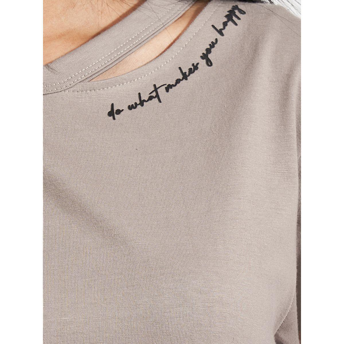 Styli Elevate Cotton Jersey Cut-Out Detail Printed T-Shirt-women-clothing-tshirts-image-3