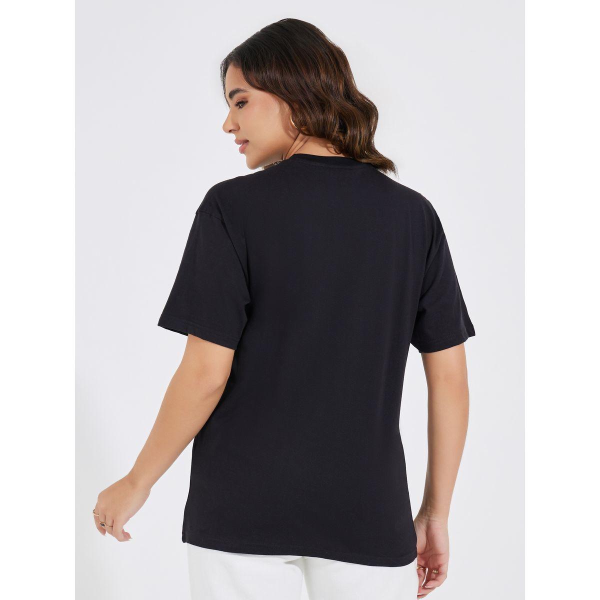 تيشيرت قطن جيرسيه مع جيب-women-clothing-tshirts-image-5