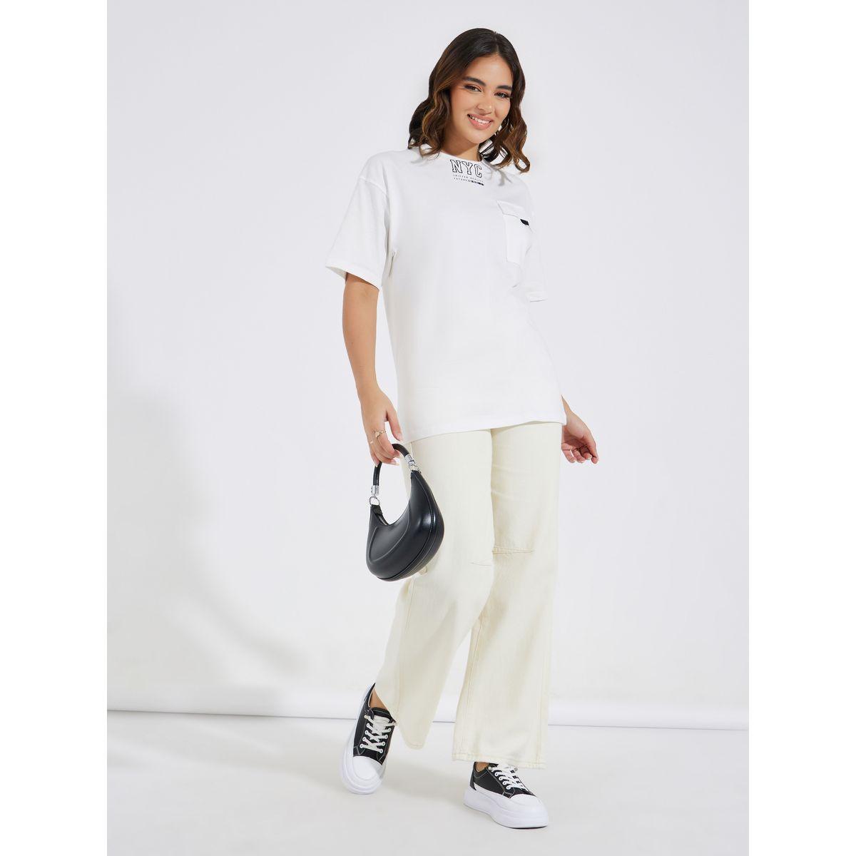 تيشيرت قطن جيرسيه بتفاصيل جيوب-women-clothing-tshirts-image-2