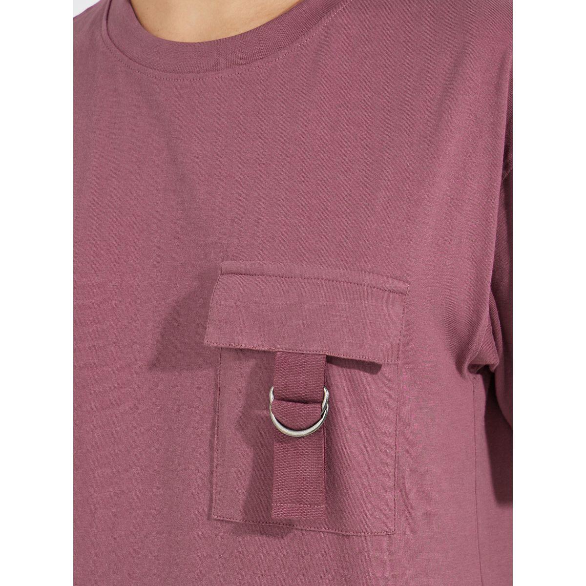 Styli Elevate Cotton Jersey Oversized T-Shirt with Flap Pocket-women-clothing-tshirts-image-4