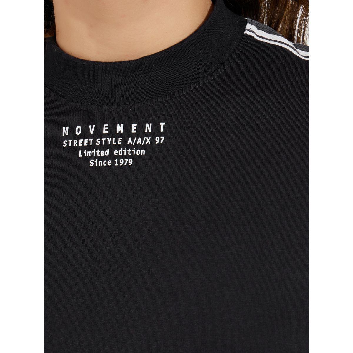 Styli Elevate Cotton Jersey High Neck T-Shirt with Shoulder Tape Detail-women-clothing-tshirts-image-4