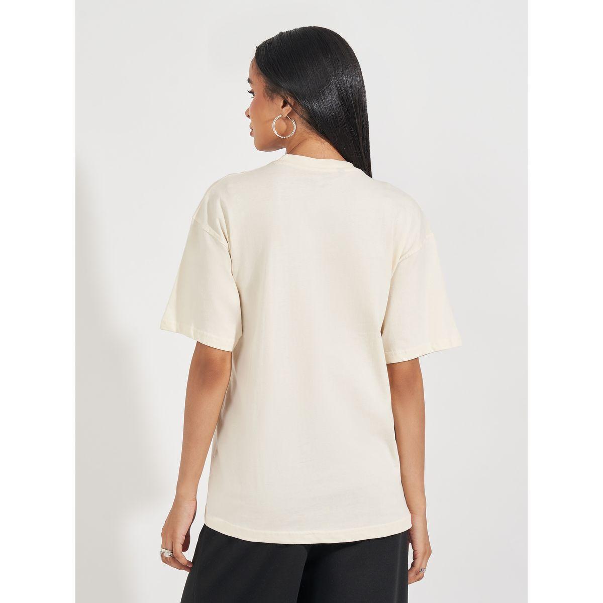 Styli Oversized Graphic Print T-Shirt with Dropped Shoulder-women-clothing-tshirts-image-5