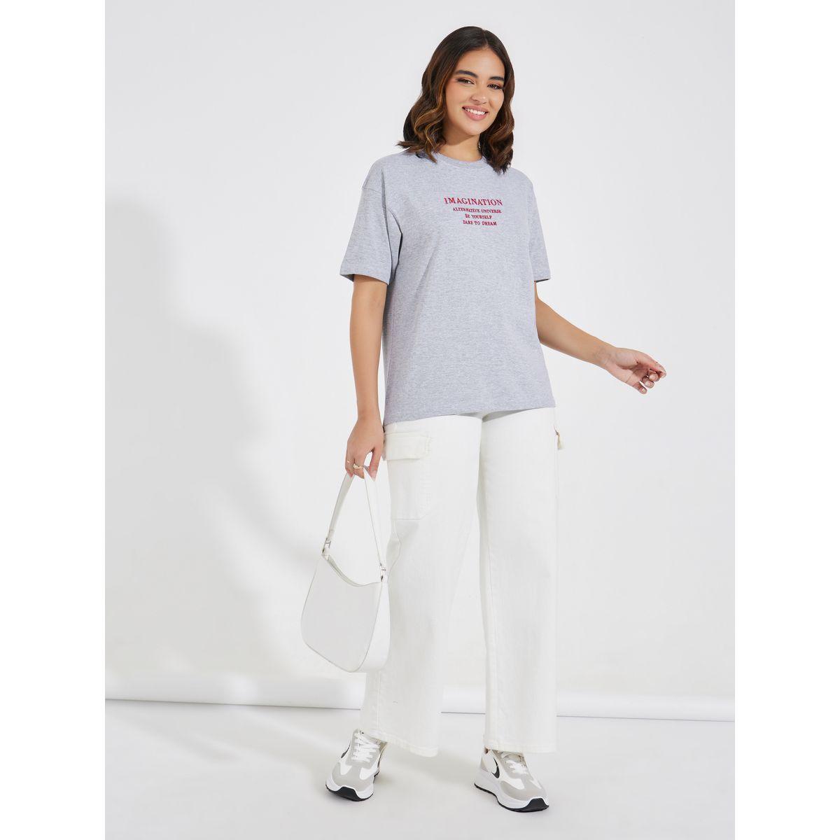 Styli Elevate Oversized Embroidered T-Shirt with High-Low Hem-women-clothing-tshirts-image-2