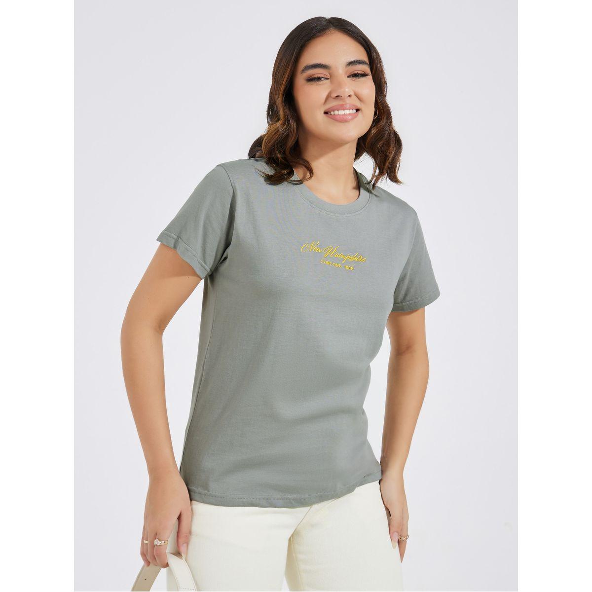 تيشيرت قطن جيرسيه بتفاصيل مُطرّزة-women-clothing-tshirts-image-1