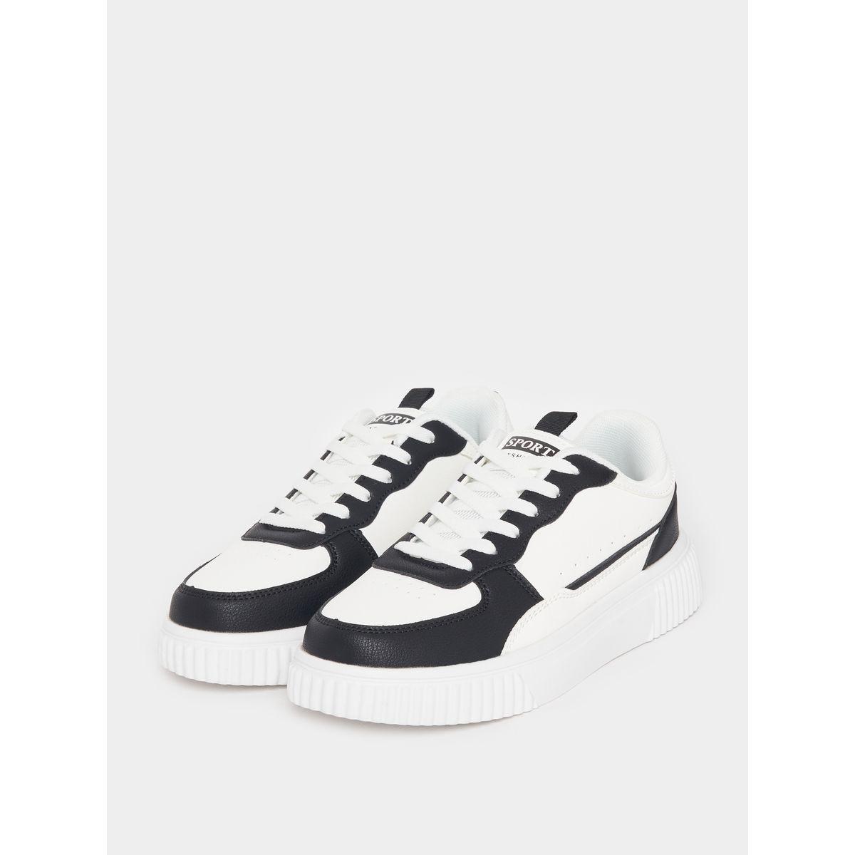 حذاء سنيكرز بكعب بلاتفورم ونمط كتل الالوان-women-shoes-sneakers-image-2