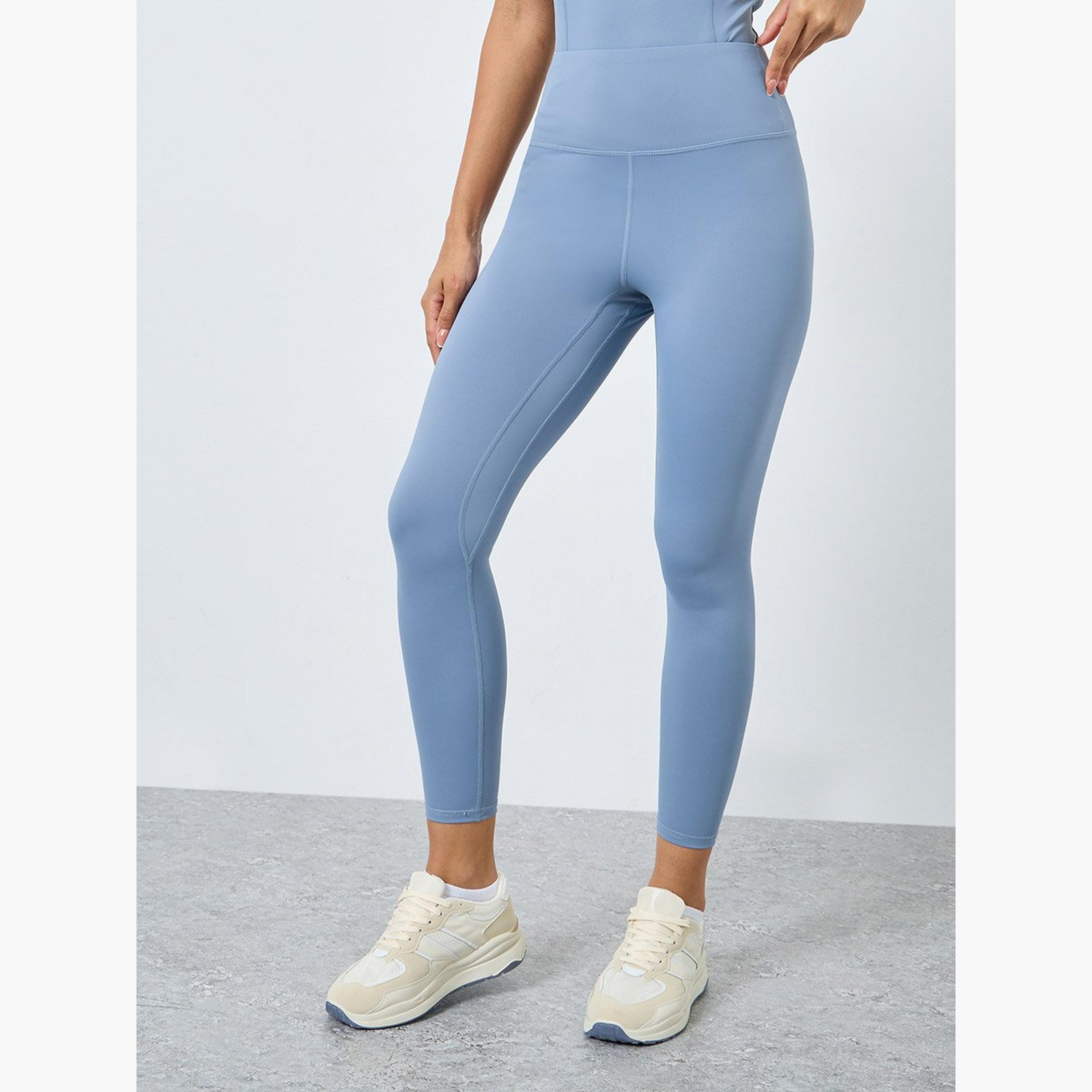 Styli Stitch Detail Short Sleeves Top and Leggings Set-women-clothing-sportswearandactivewear-trackpantsandtracksuits-image-6