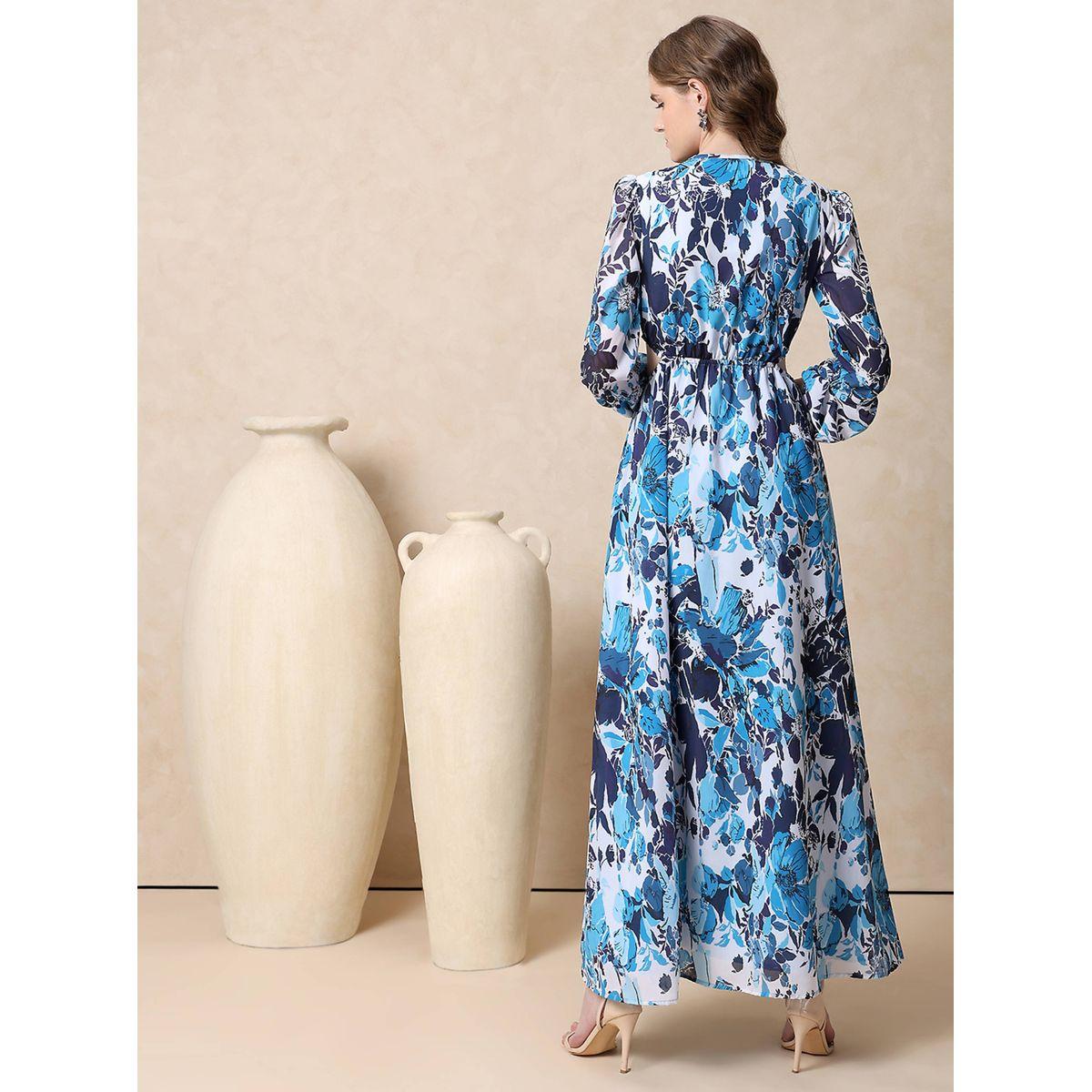 Mish X Styli  Side Waist Cut-Out V Neck Maxi Dress-women-clothing-dresses-image-5