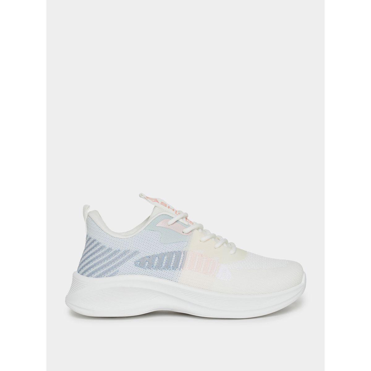 حذاء سنيكرز بنمط كتل الالوان ورباط غلق-women-shoes-sneakers-image-2
