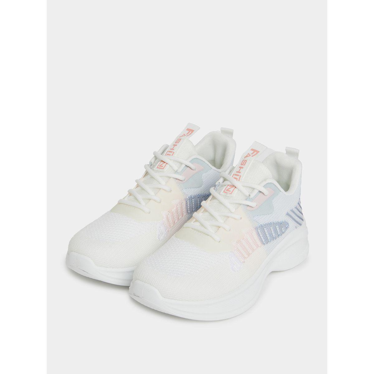 Styli Color Block Mesh Lace Up Sneakers-women-shoes-sneakers-image-3