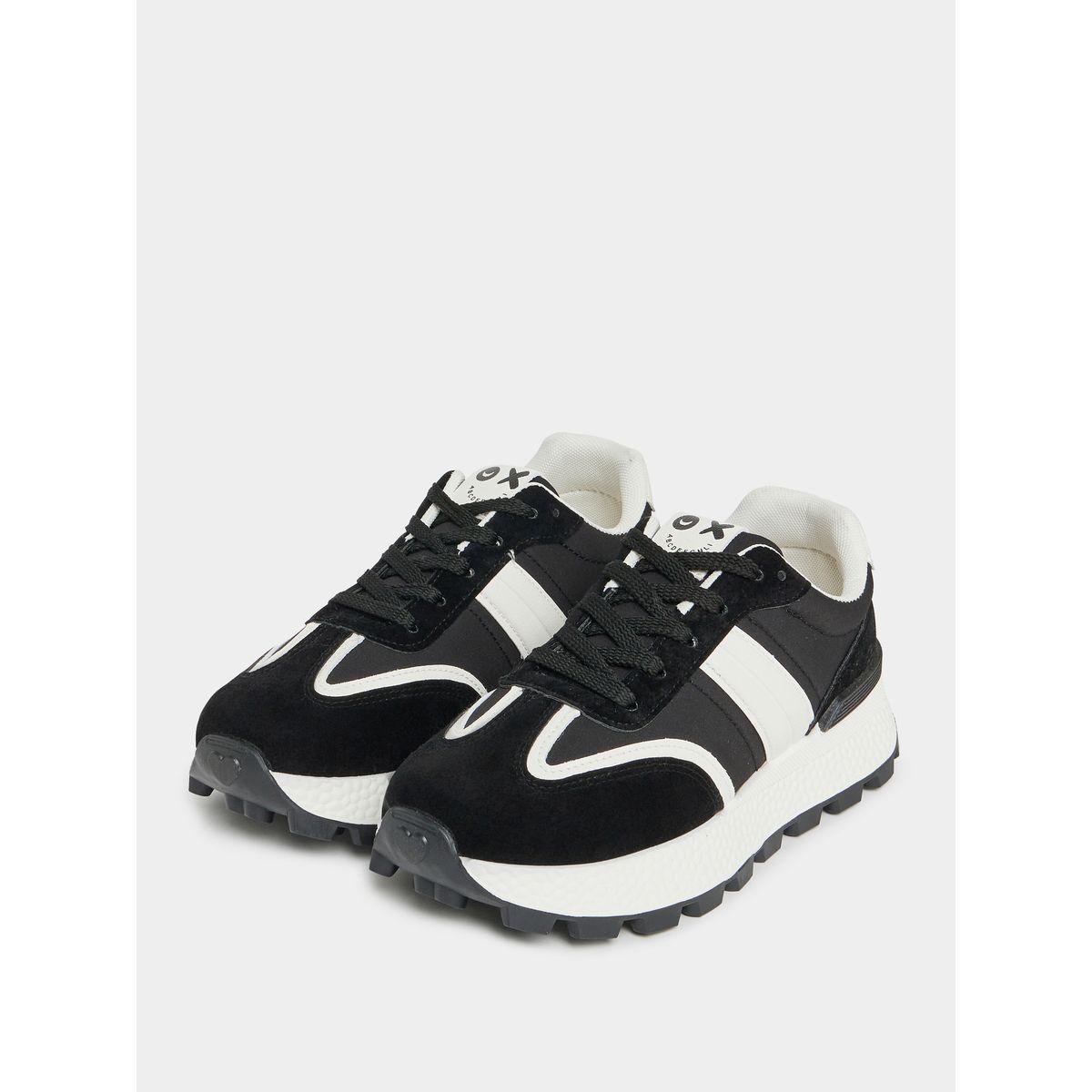 Styli Color Block Lace Up Sneakers-women-shoes-sneakers-image-3