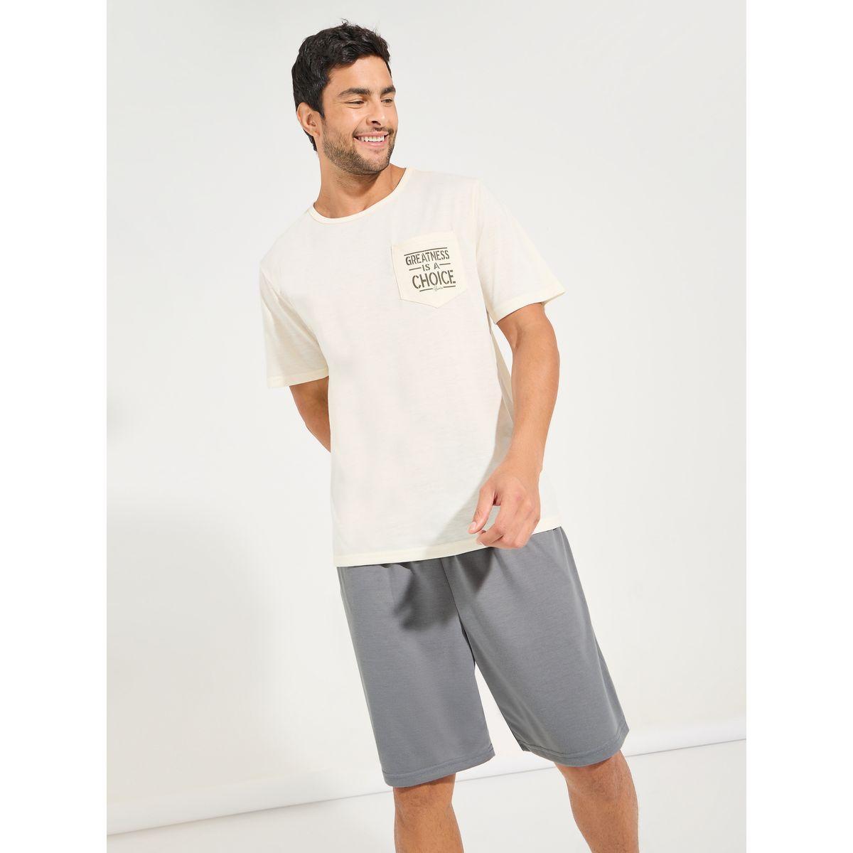 Styli Unwind Printed Pocket T-Shirt & Shorts Set-men-clothing-nightwear-sets-image-1