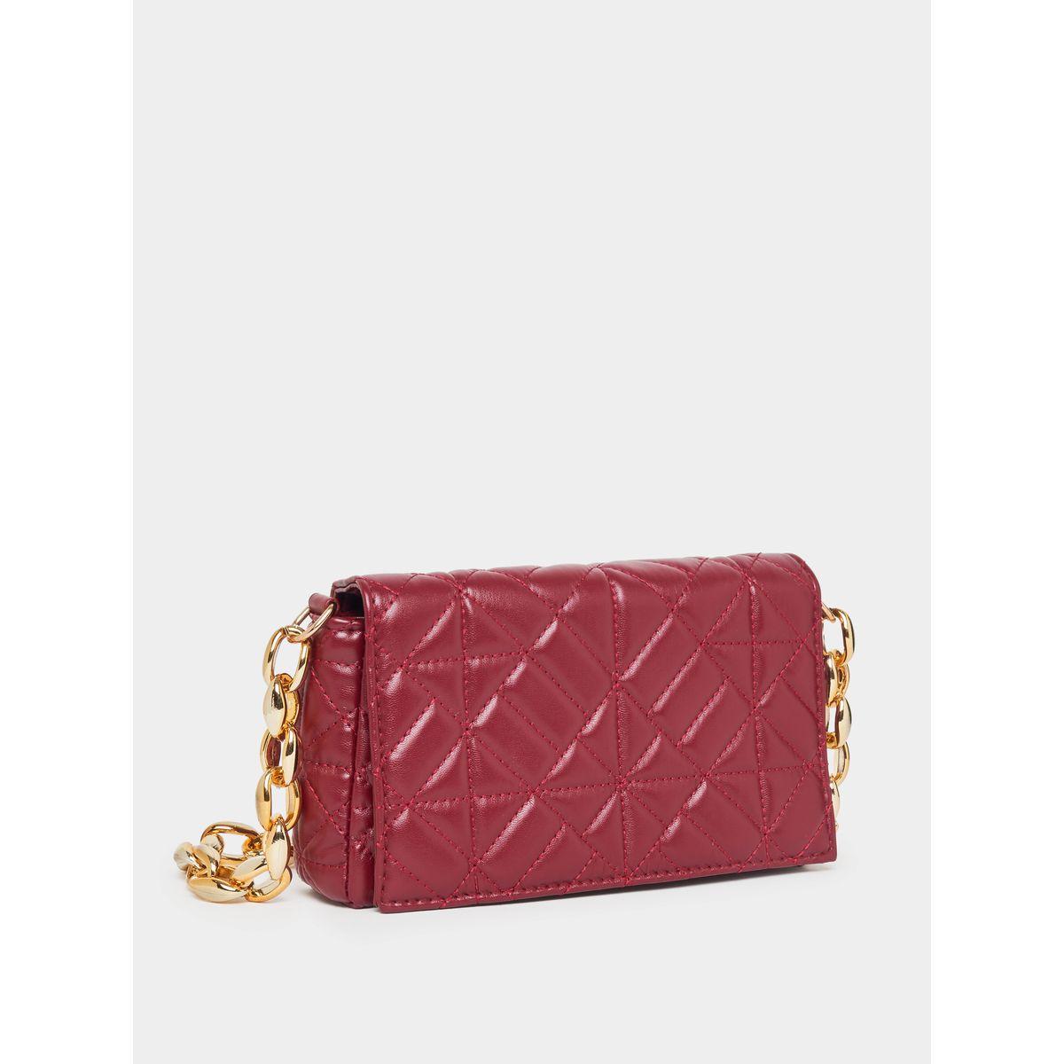 Styli Quilted Shoulder Bag with Chain Strap-women-bagsandwallets-handbags-image-1