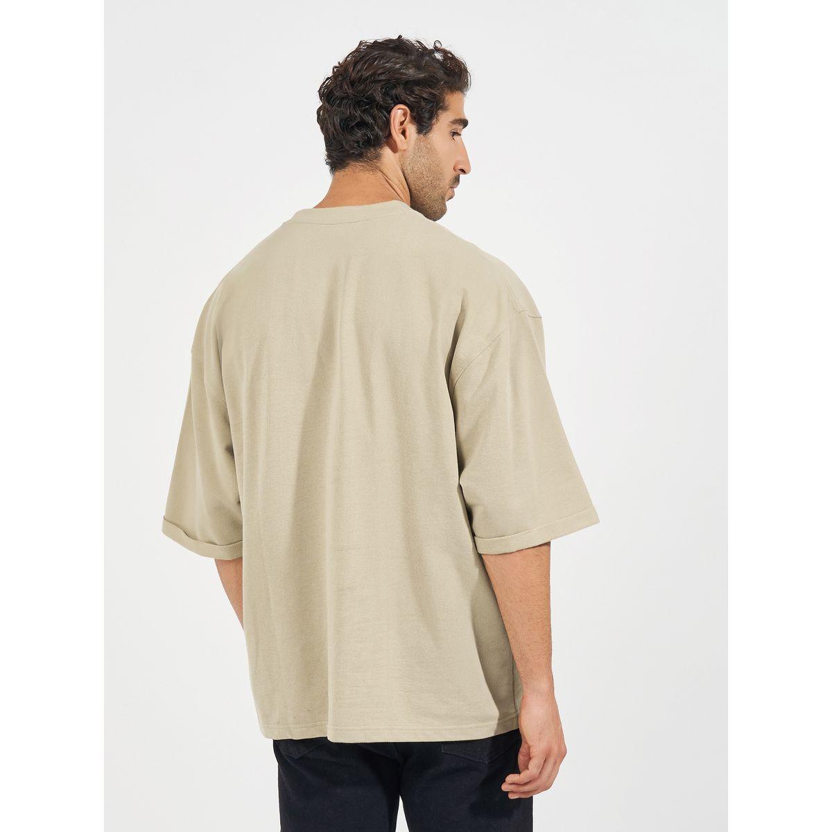 Styli Boxy Fit Terry T-Shirt with Turn-Up Sleeve-men-clothing-tshirtsandpolos-tshirts-image-4