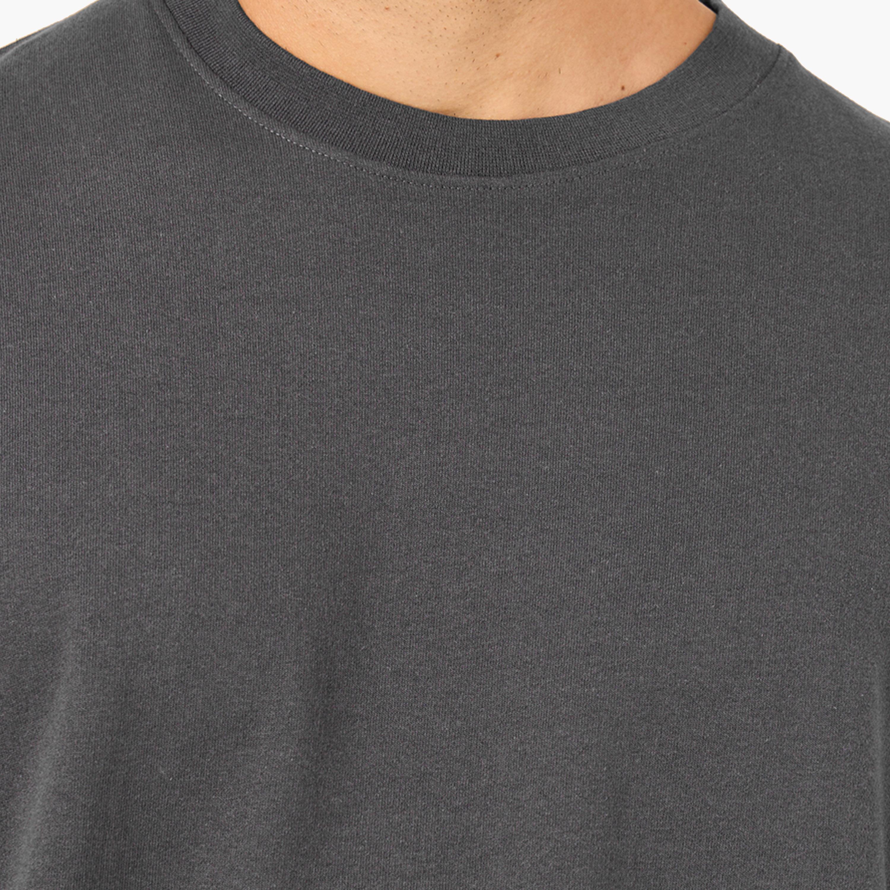 Styli Boxy Fit Terry T-Shirt with Turn-Up Sleeve-men-clothing-tshirtsandpolos-tshirts-image-3