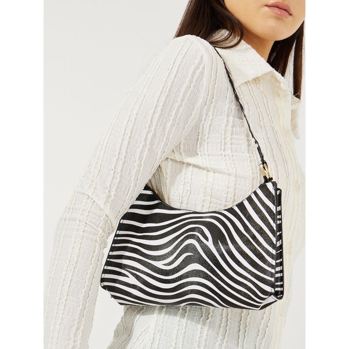 Styli Zebra Print Shoulder Bag-women-bagsandwallets-handbags-image-2