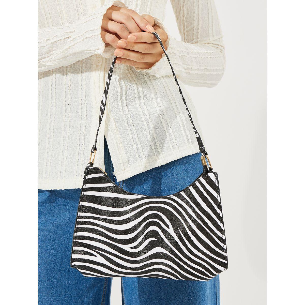 Styli Zebra Print Shoulder Bag-women-bagsandwallets-handbags-image-4