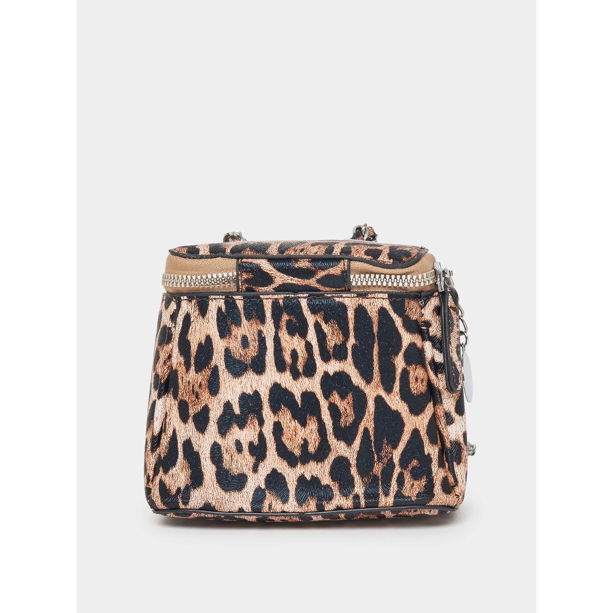 Styli Leopard Print Crossbody Bag with Chain Strap-women-bagsandwallets-handbags-image-5