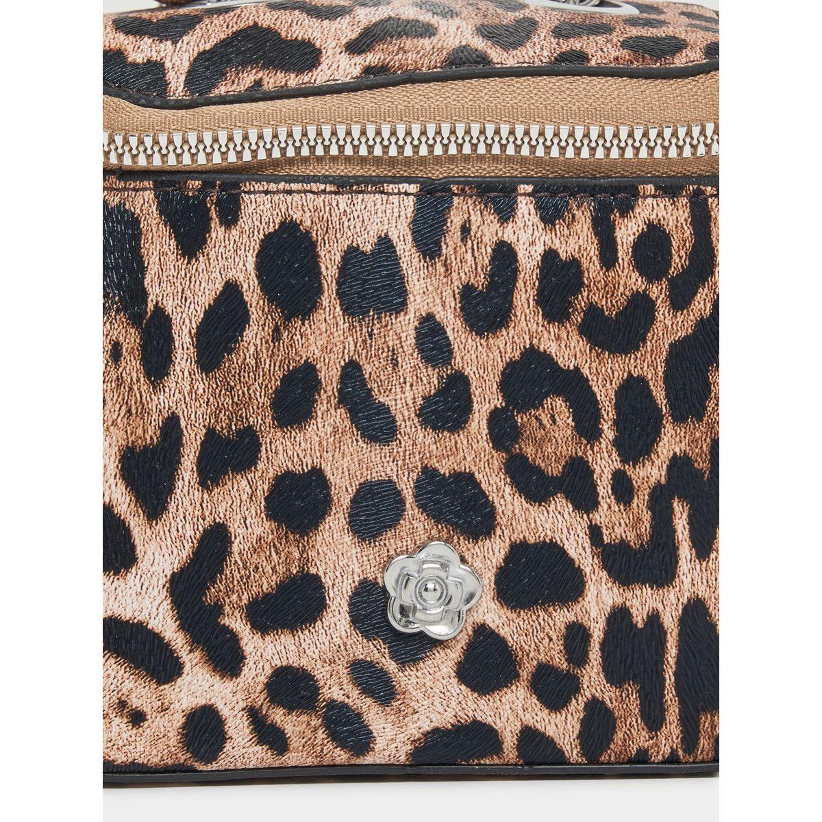 Styli Leopard Print Crossbody Bag with Chain Strap-women-bagsandwallets-handbags-image-6