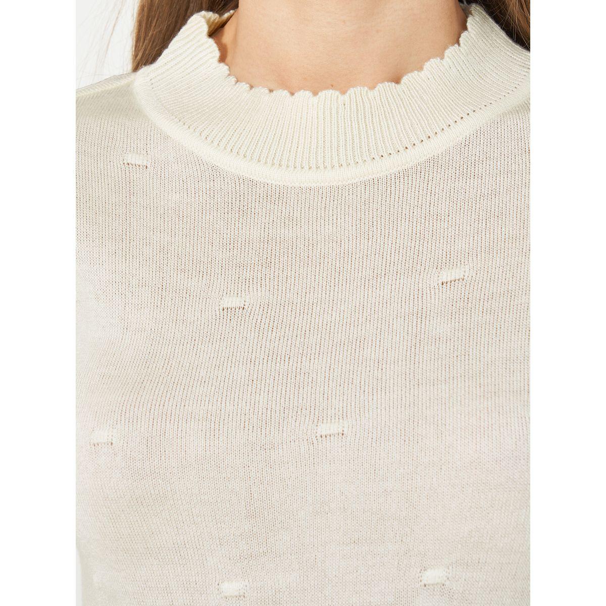 Styli Slim Fit Regular Length Textured Knit Sweater-women-clothing-cardigansandjumpers-jumpers-image-3