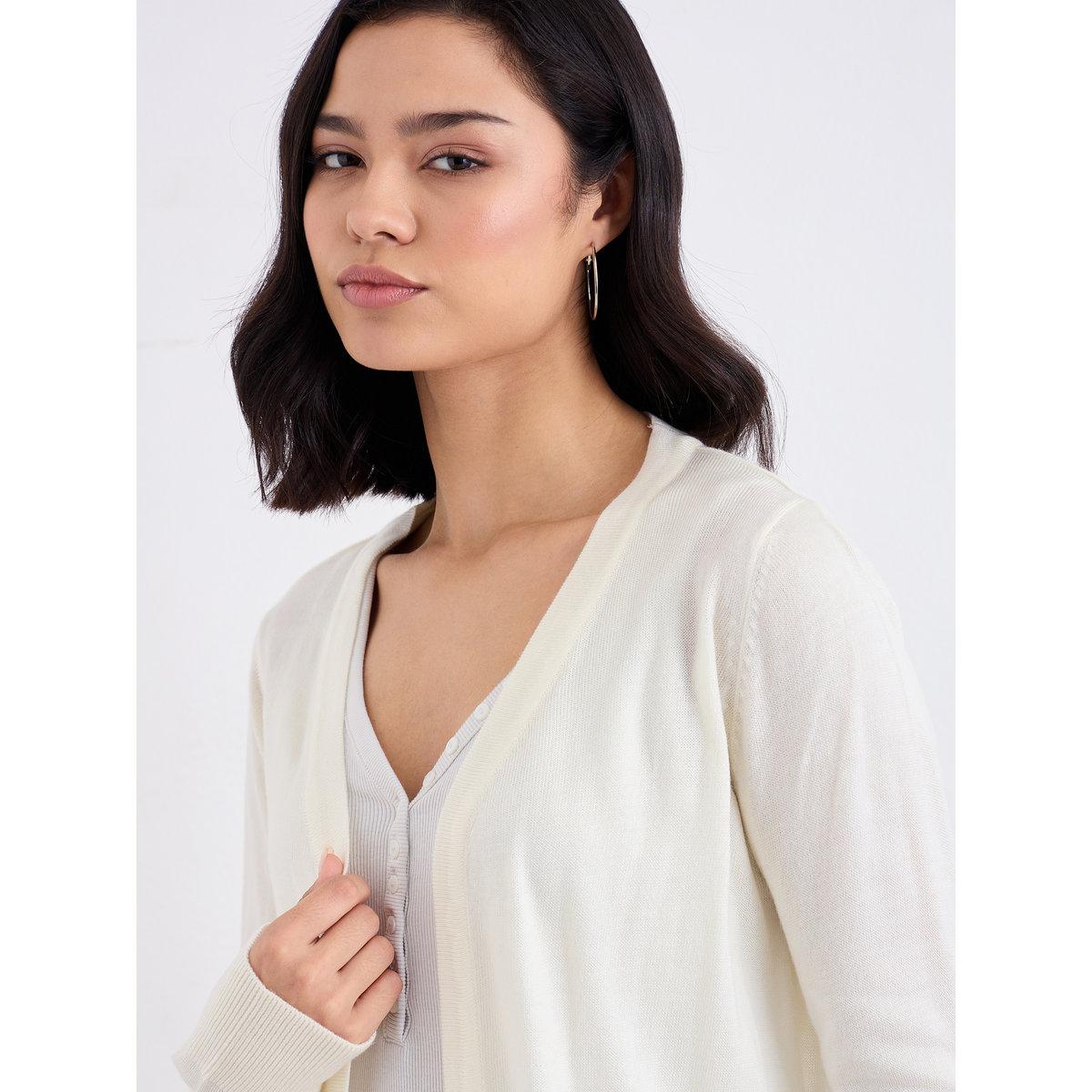 Styli Regular Fit Longline Front Open Cardigan-women-winterwear-cardigansandjumpers-jumpers-image-3
