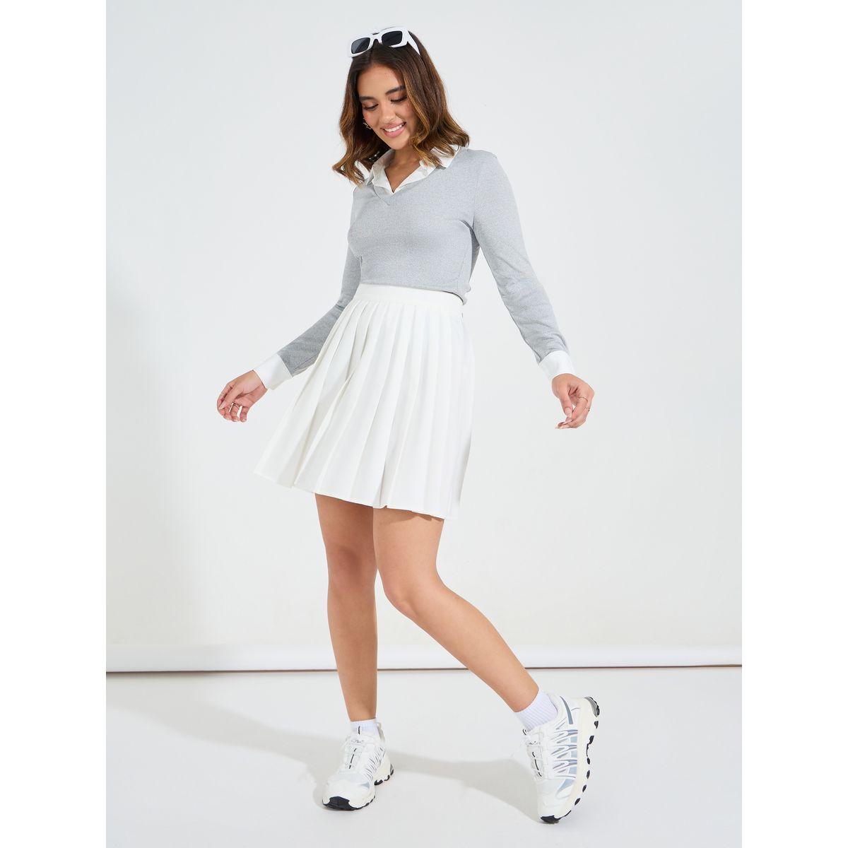 Styli Elevate Rib Regular Fit Contrast Long Sleeve T-Shirt-women-clothing-tshirts-image-2