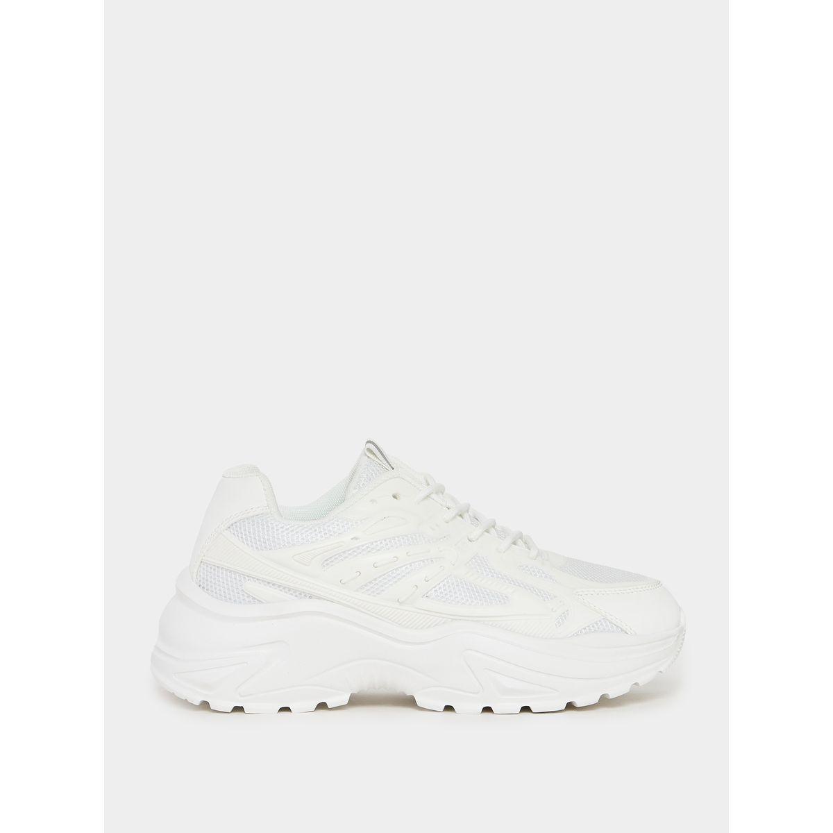 Styli Mesh Web Design Chunky Sneakers-women-shoes-sneakers-image-1