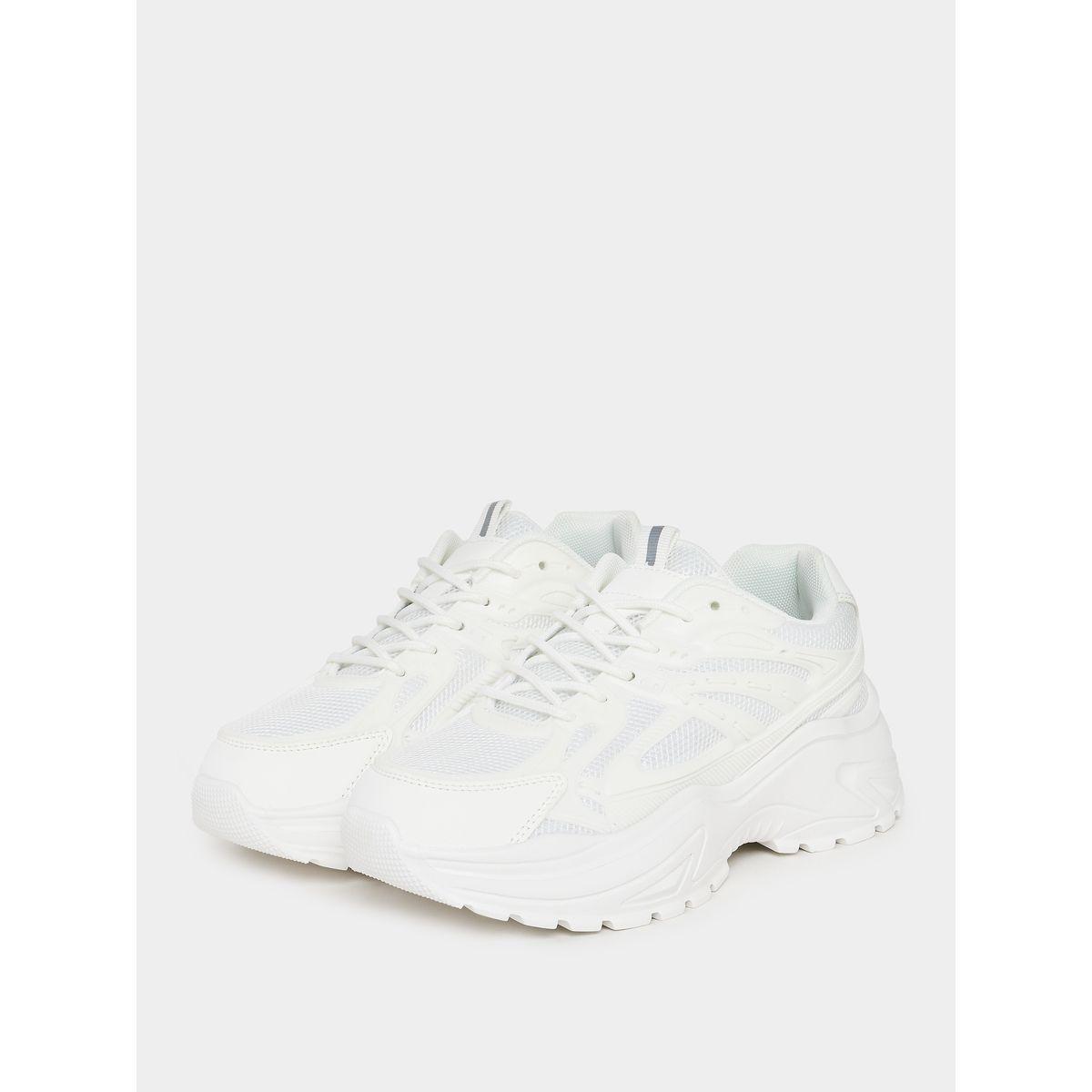 Styli Mesh Web Design Chunky Sneakers-women-shoes-sneakers-image-2