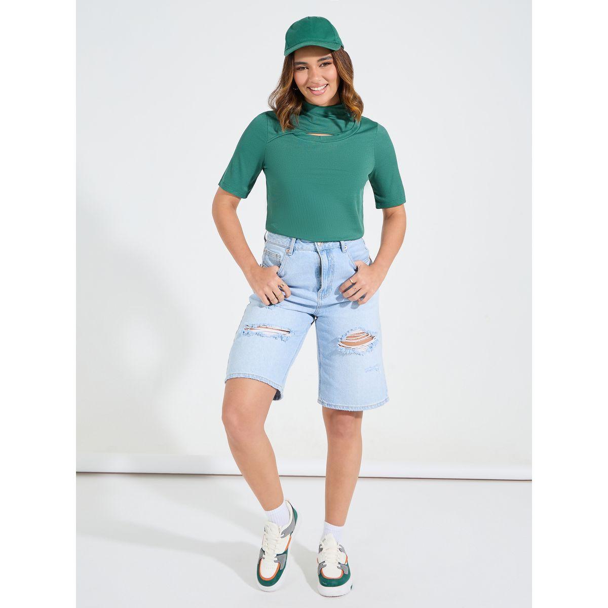 Styli Elevate Rib Cut-Out Detail Knit Top-women-clothing-tshirts-image-2