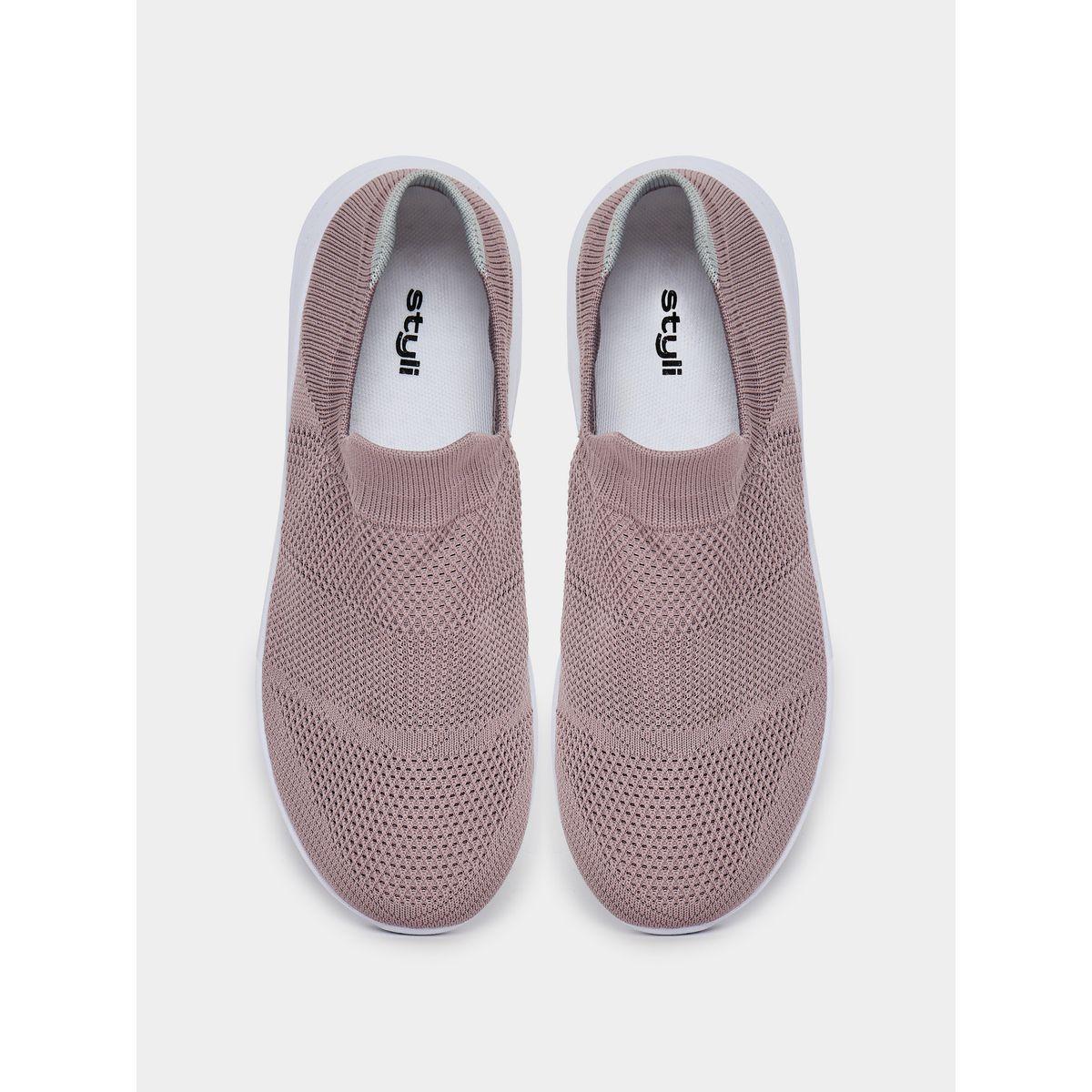 Styli Textured Slip On Casual Shoes-women-shoes-loafersandmoccasins-image-5