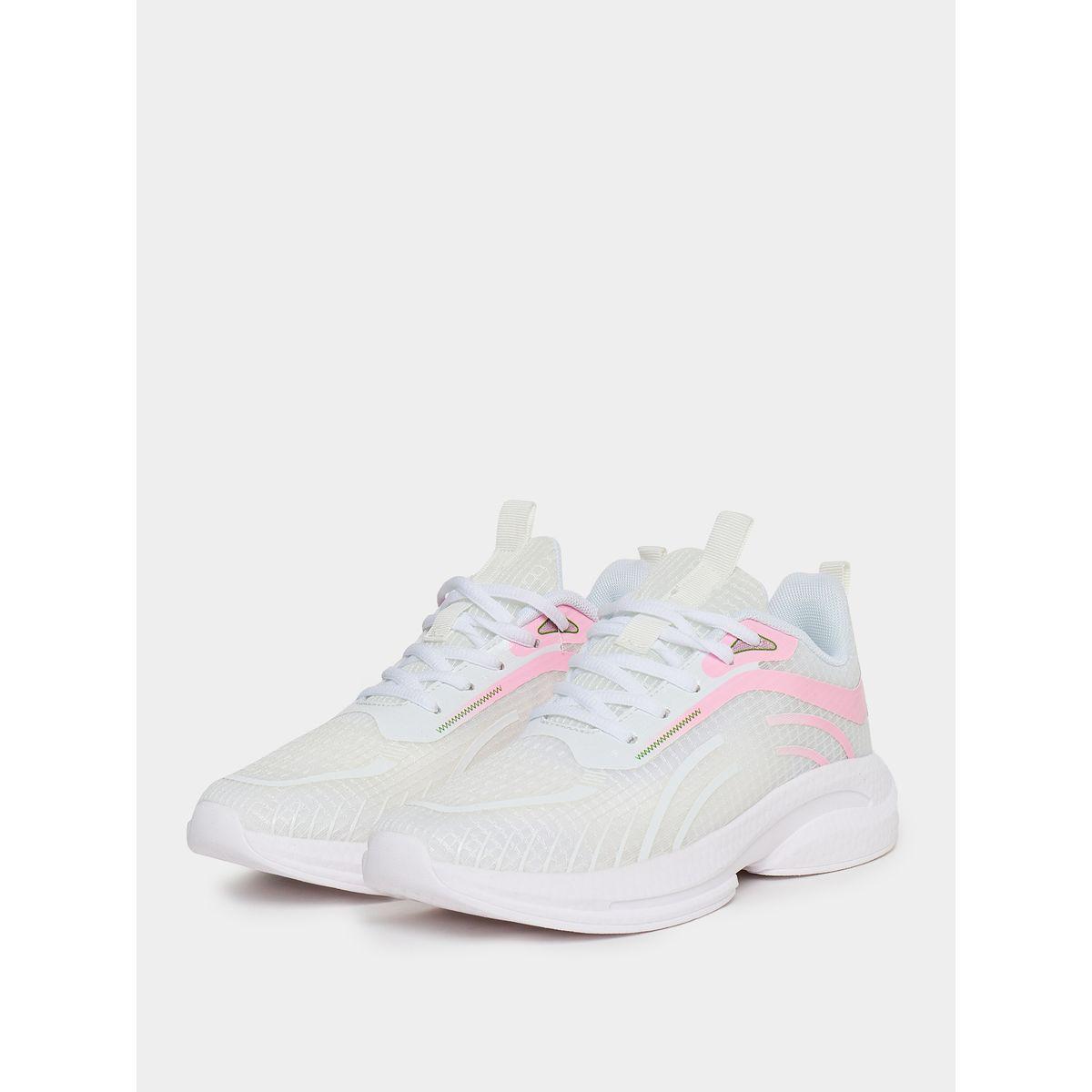 Styli Mesh Sports Lace-Up Sneakers-women-shoes-sneakers-image-2