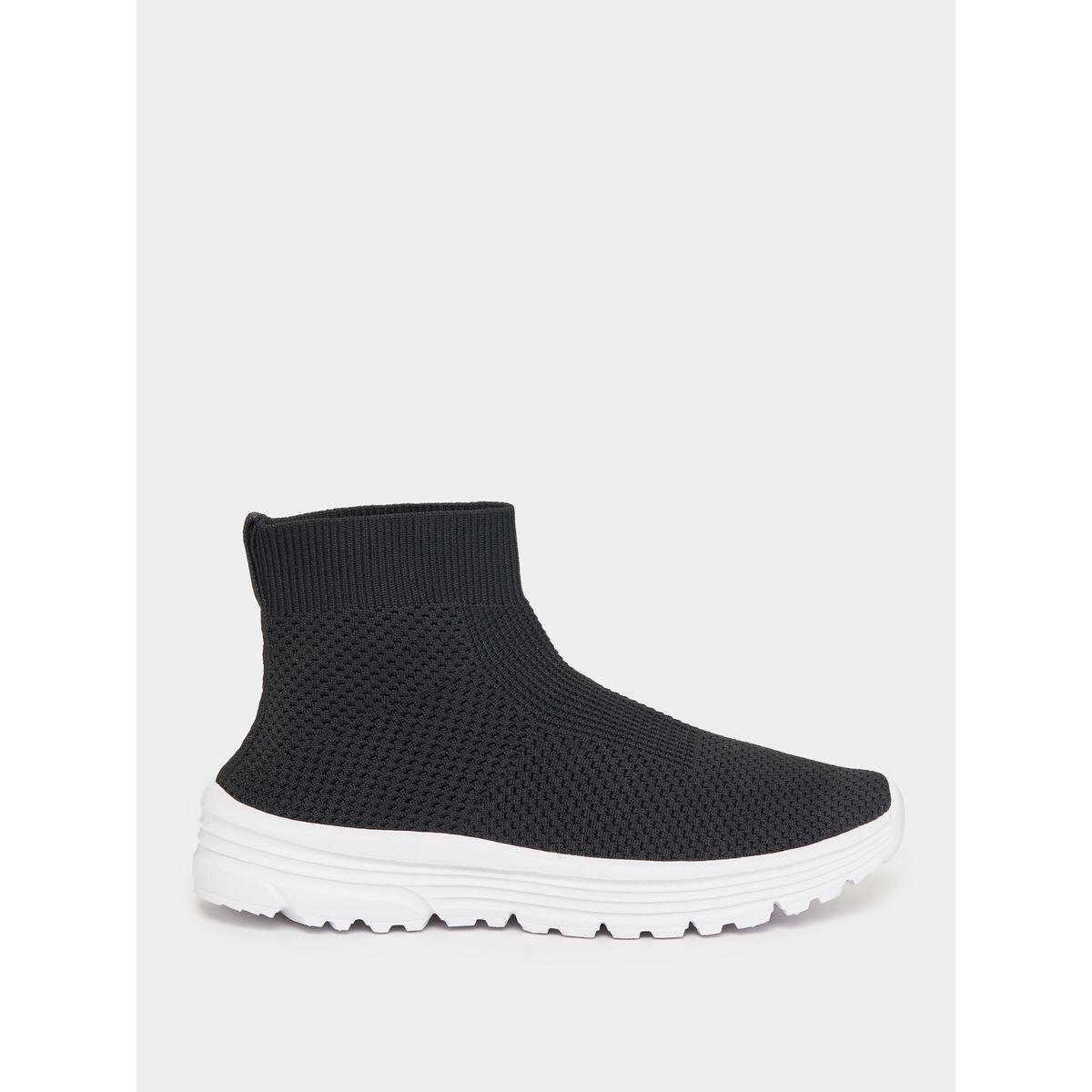 Styli Long Sock Design Slip-On Casual Shoes-women-shoes-loafersandmoccasins-image-3