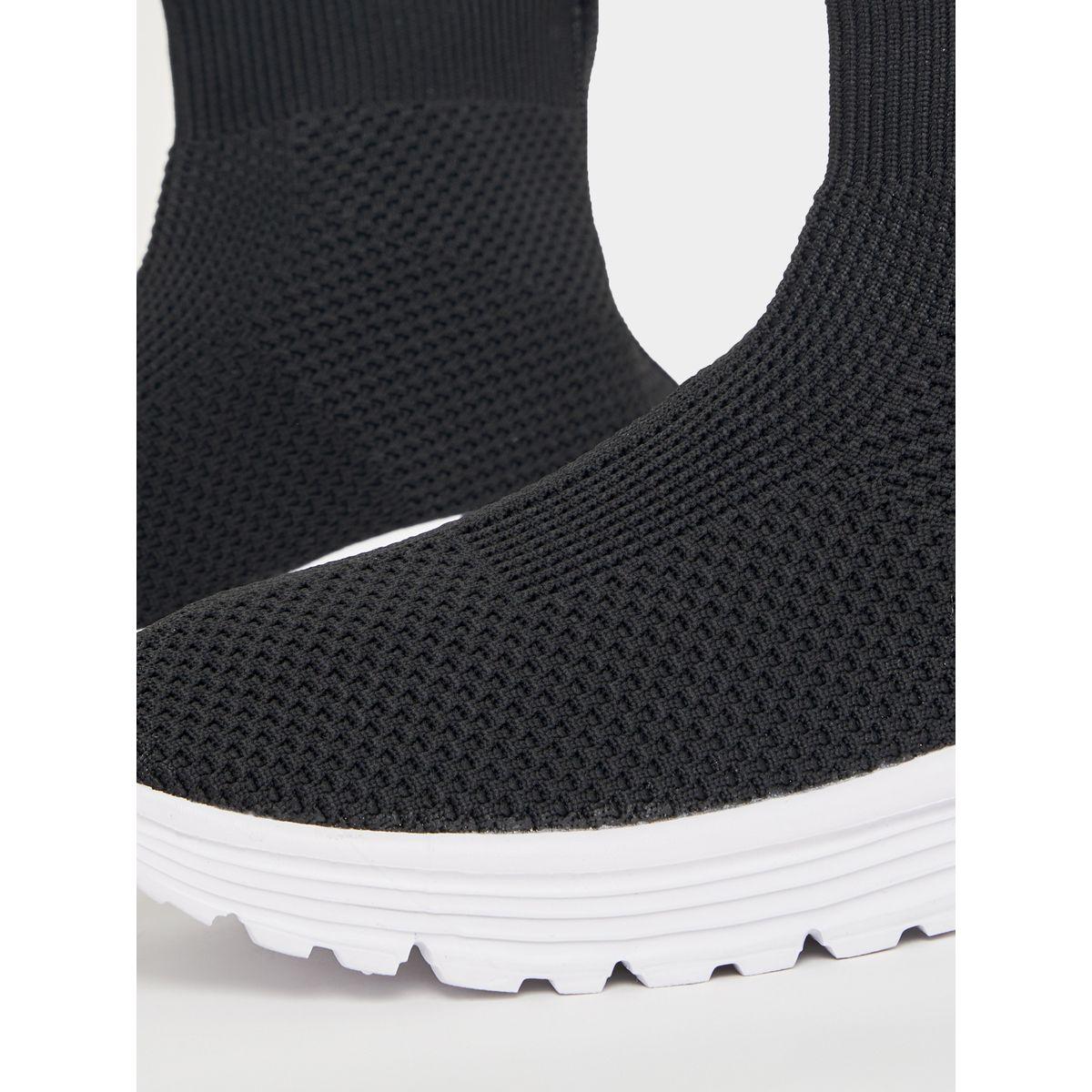 Styli Long Sock Design Slip-On Casual Shoes-women-shoes-loafersandmoccasins-image-5