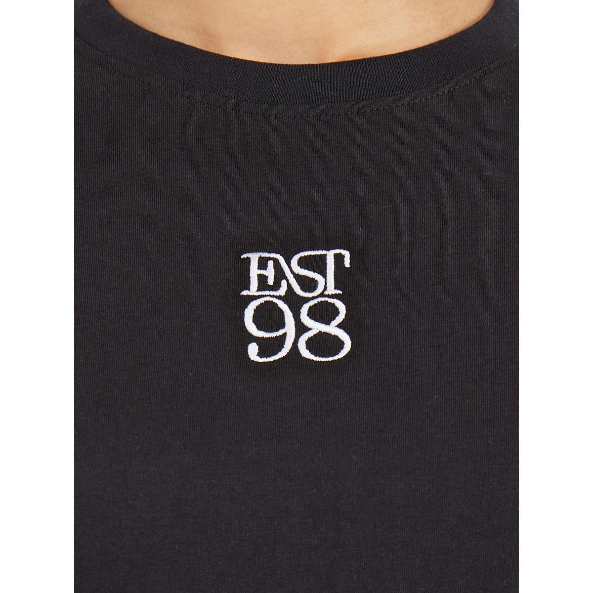 تيشيرت فضفاض بياقة دائرية وأكمام قصيرة-women-clothing-tshirts-image-4