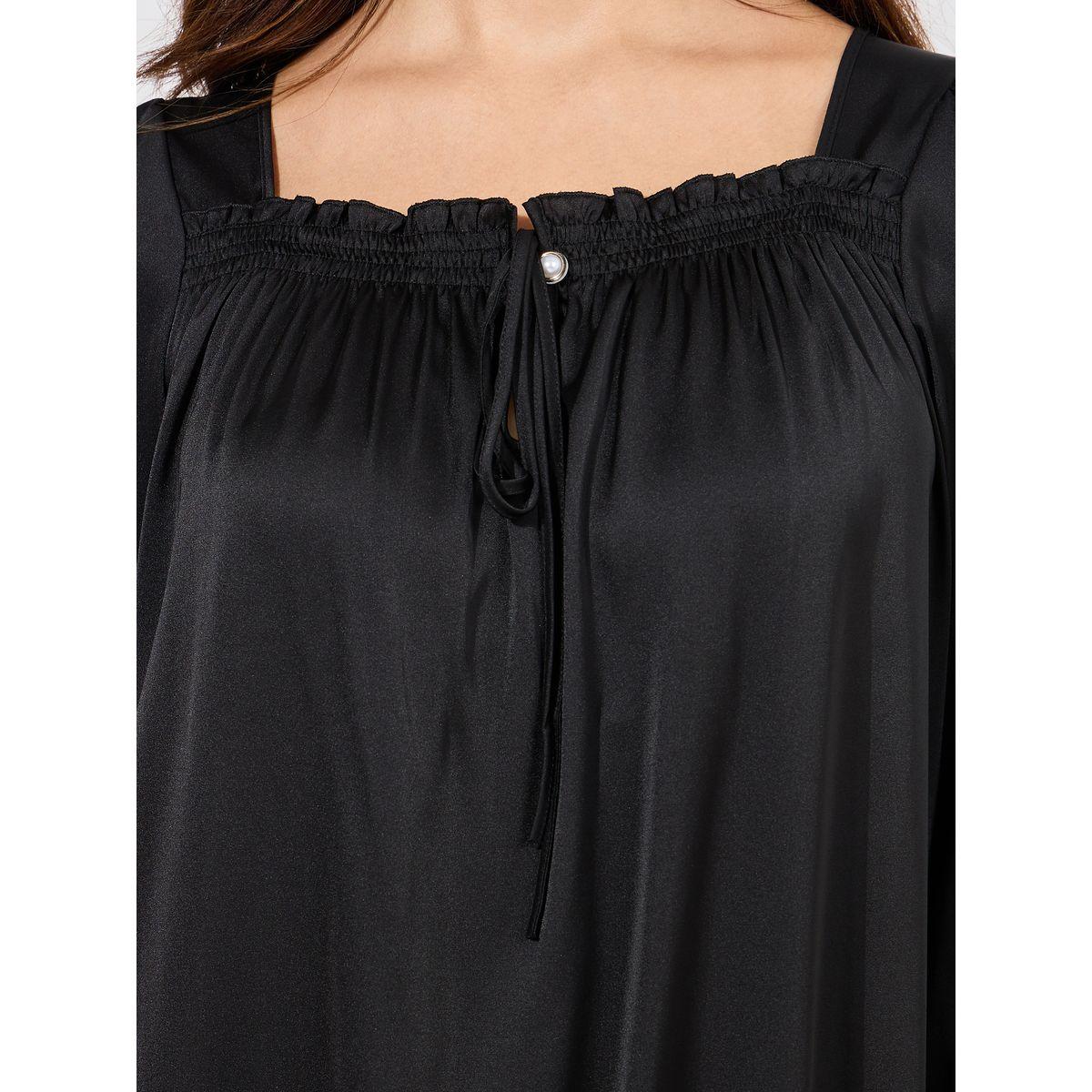 Styli Unwind Gathered Neck Lace Detail Nightdress-women-clothing-nightwear-nighties-image-3