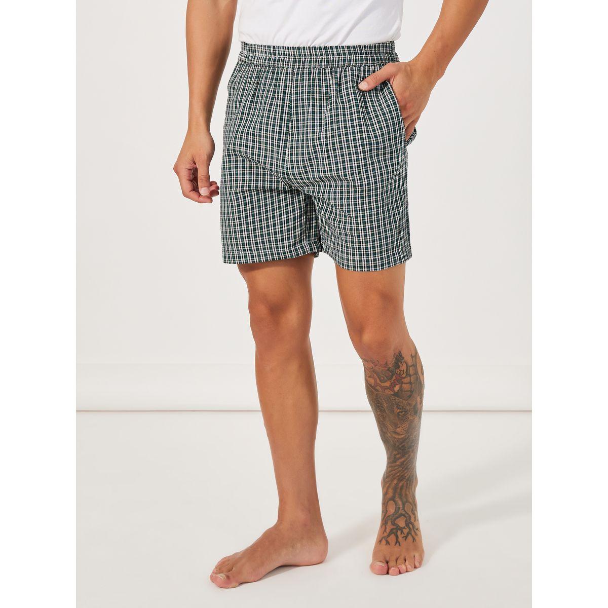 Styli Unwind Pack of 2 - Checked Assorted Woven Boxers-men-clothing-innerwear-underwear-image-2