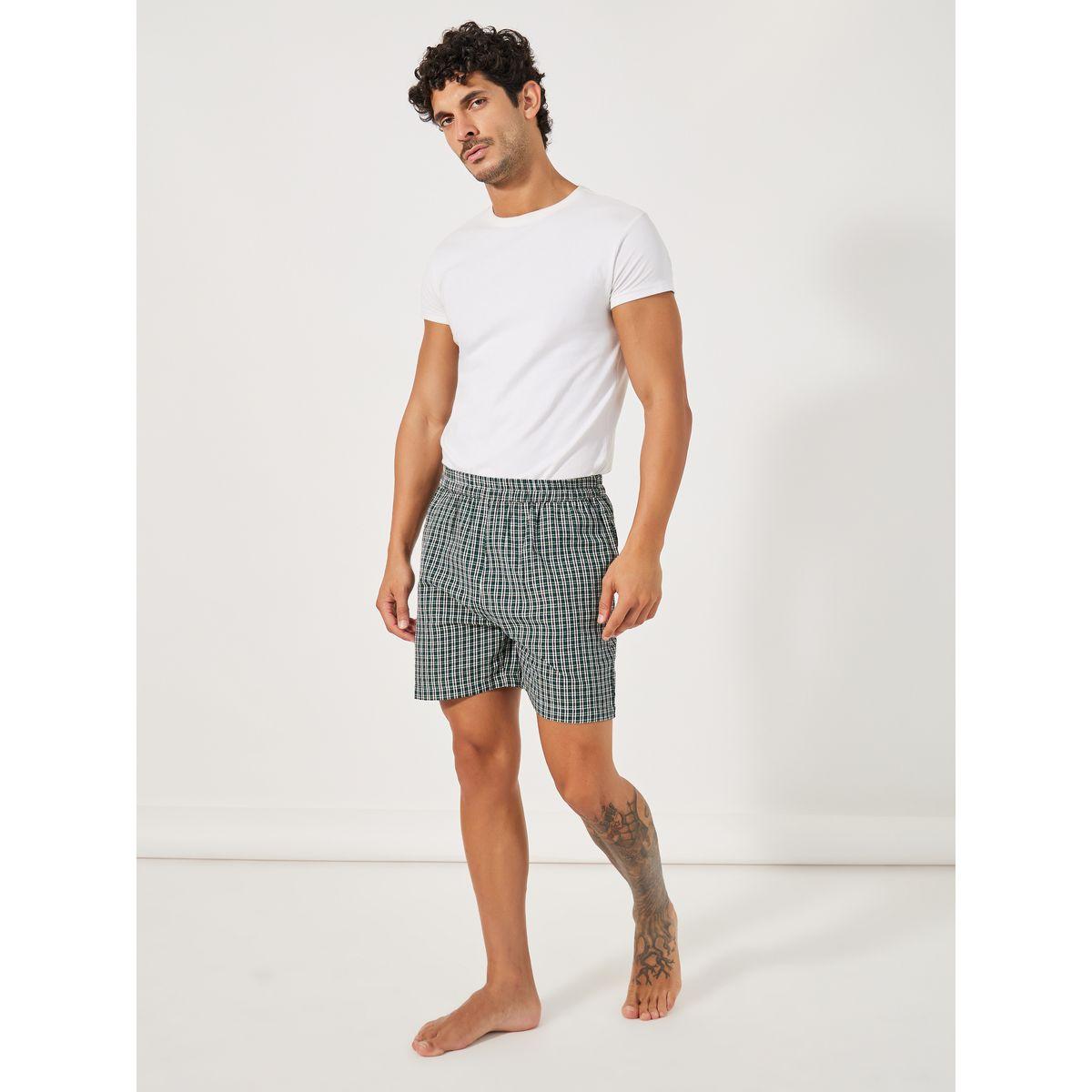 Styli Unwind Pack of 2 - Checked Assorted Woven Boxers-men-clothing-innerwear-underwear-image-3