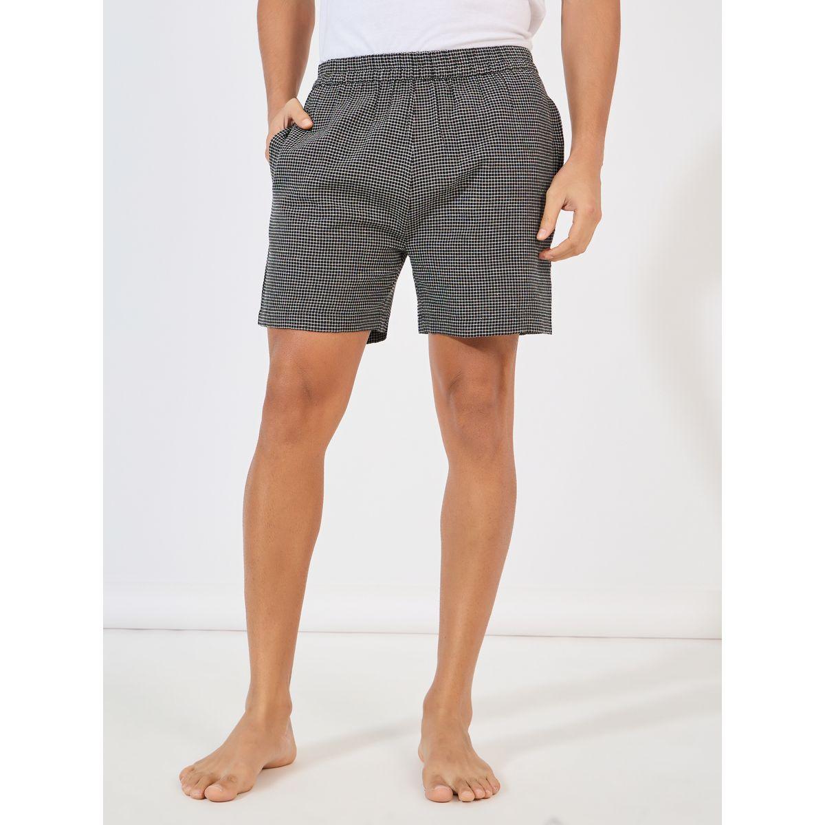 Styli Unwind Pack of 2- Checked Assorted Woven Boxer-men-clothing-innerwear-underwear-image-2