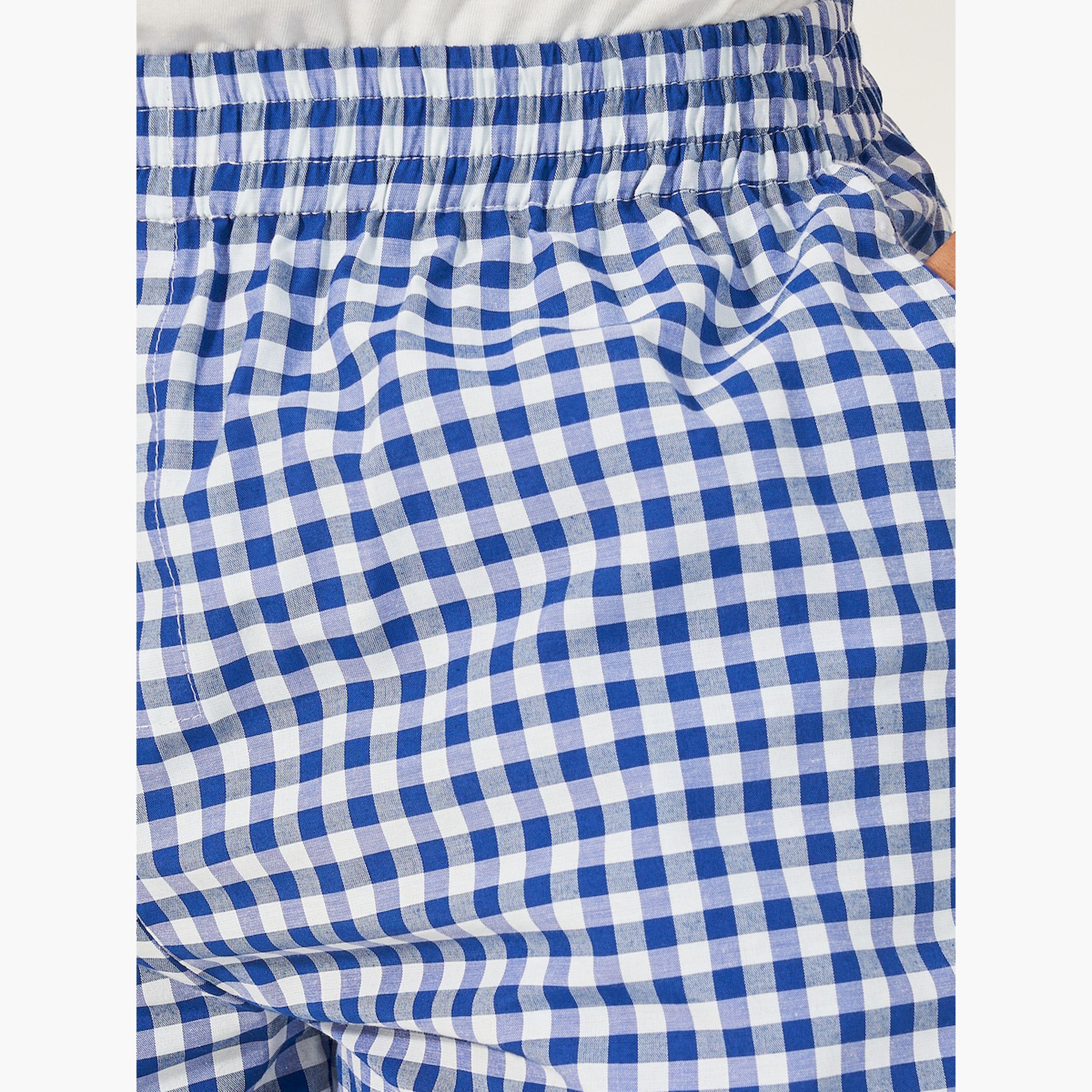 ستايلي - مجموعة من قطعتين - بوكسرات منسوجة متنوعة بنقشة مربعات-men-clothing-innerwear-underwear-image-4