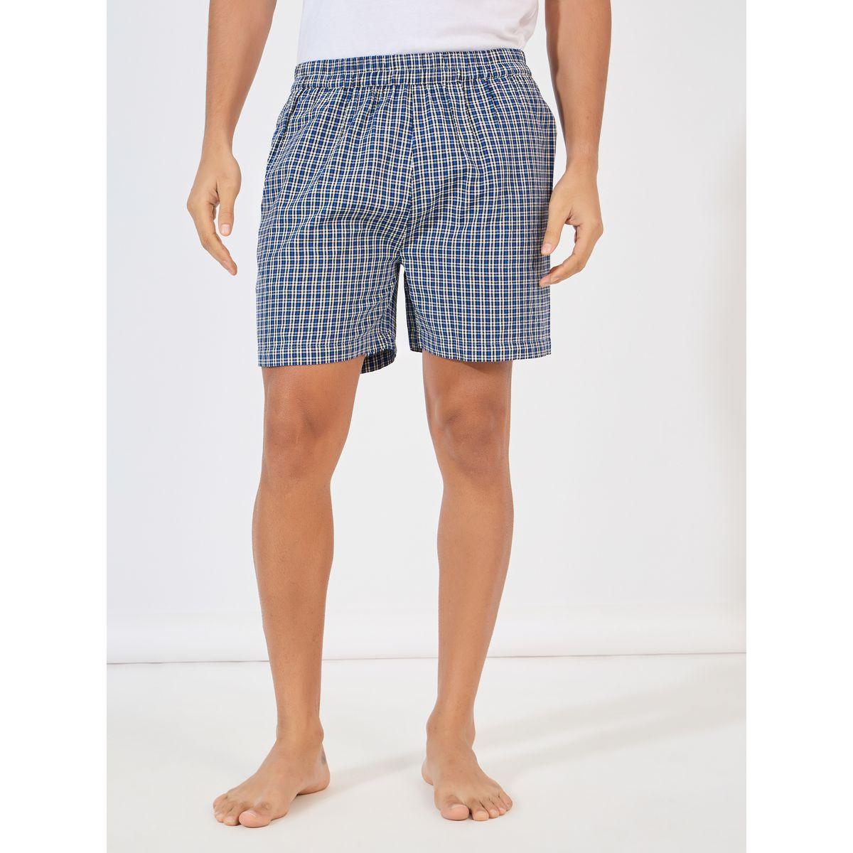 Styli Unwind Pack of 2- Checked Assorted Woven Boxer-men-clothing-innerwear-underwear-image-2