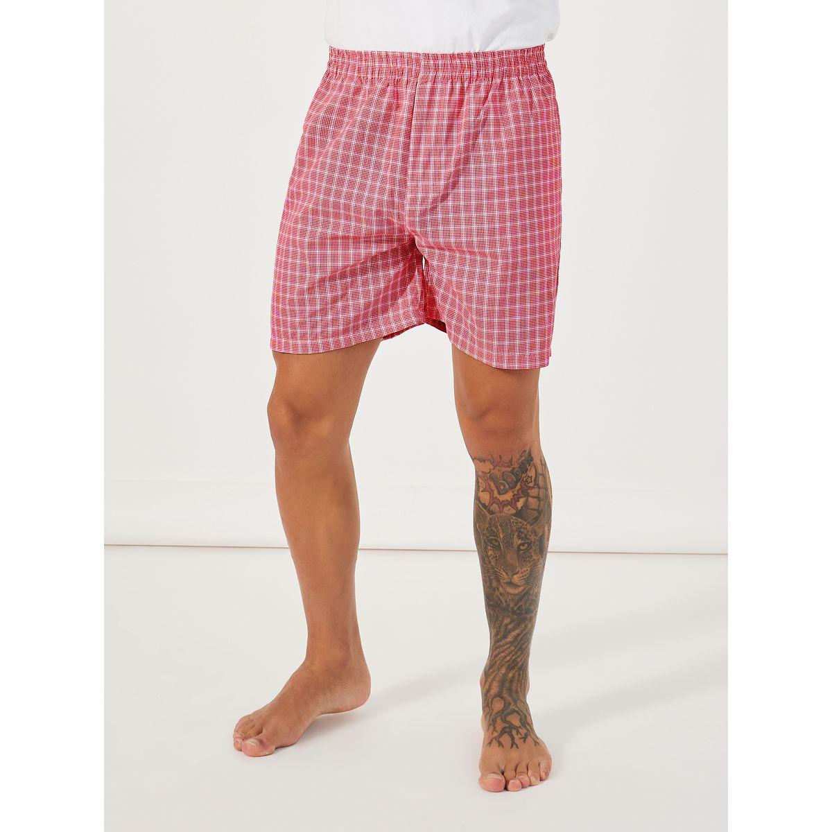 Styli Unwind Pack of 2 - Checked Assorted Woven Boxers-men-clothing-innerwear-underwear-image-2