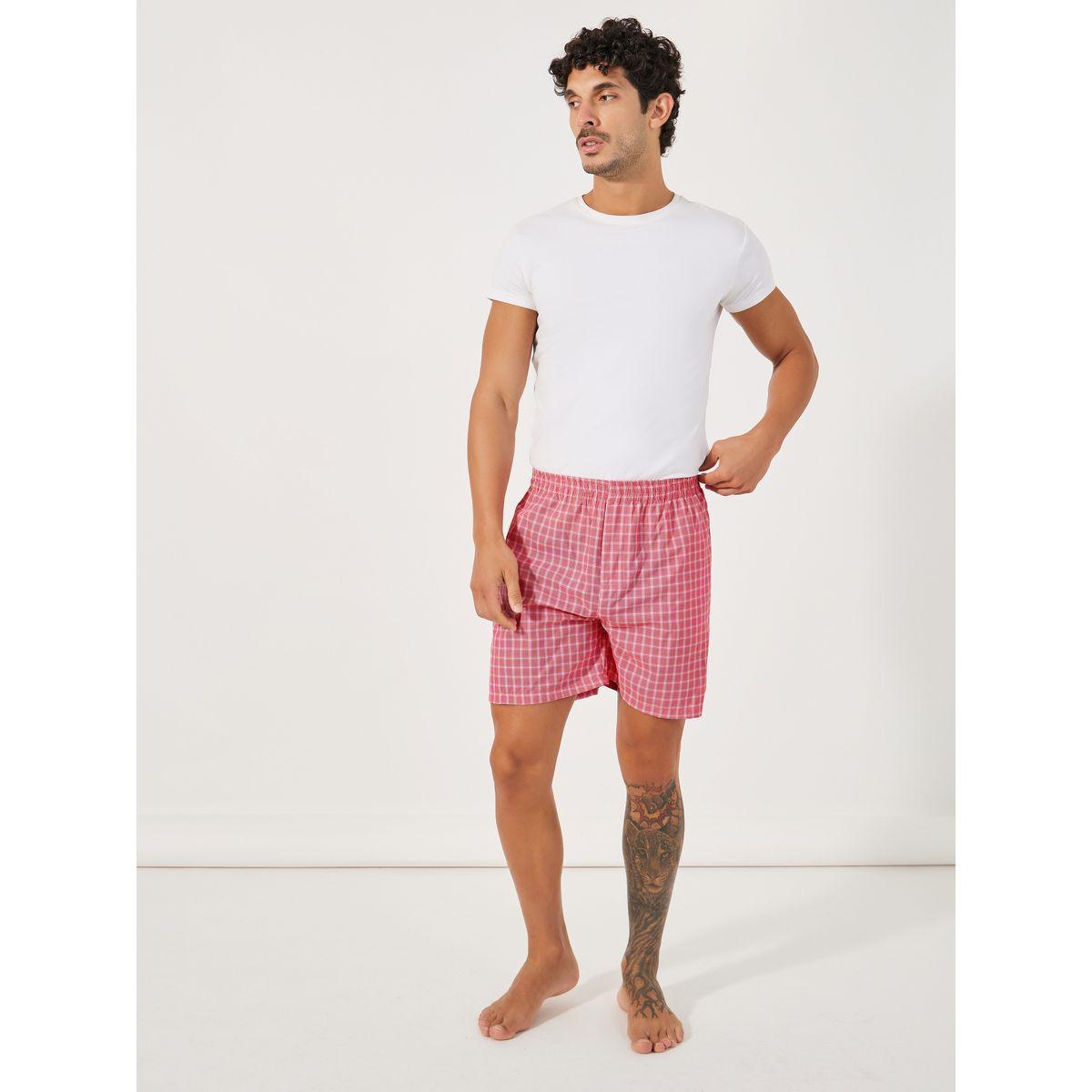 Styli Unwind Pack of 2 - Checked Assorted Woven Boxers-men-clothing-innerwear-underwear-image-3
