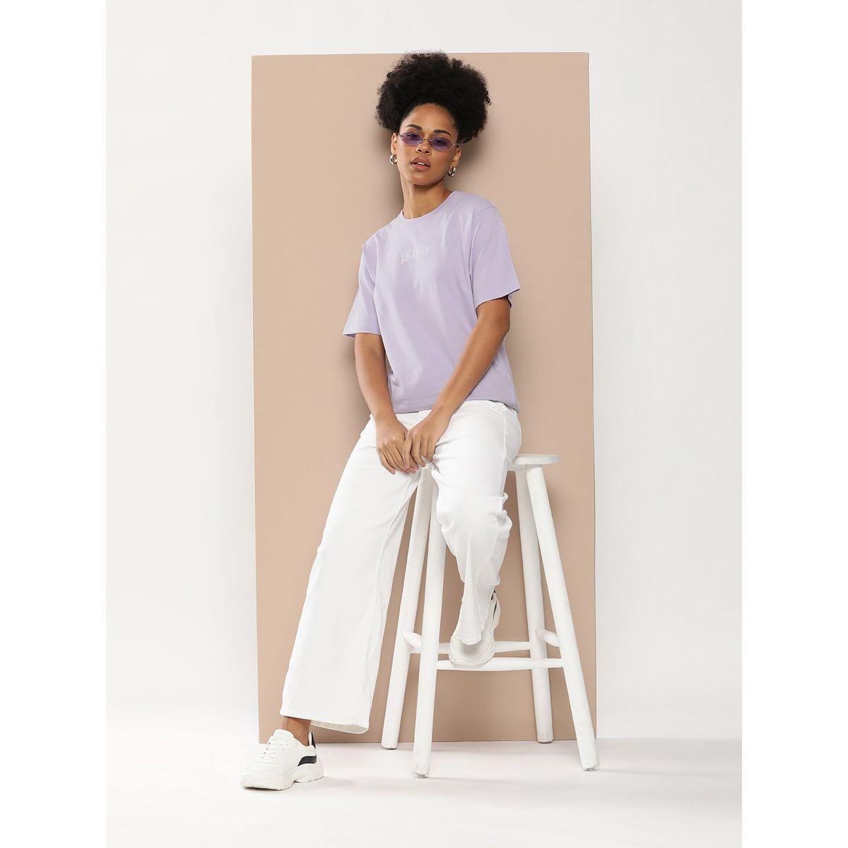 تيشيرت فضفاض مطبع بطبعة جرافيك ديفيرنس أوف أوبينيون × ستايلي-women-clothing-tshirts-image-5