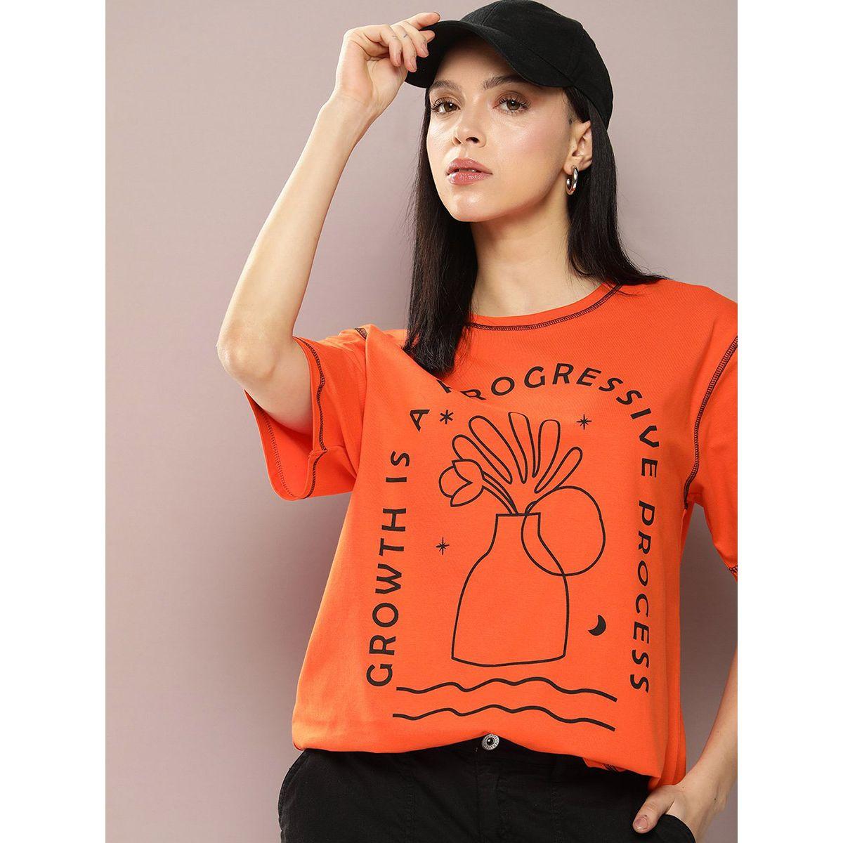 Dillinger X Styli  Oversized Graphic T-Shirt with Stitch Detail-women-clothing-tshirts-image-1