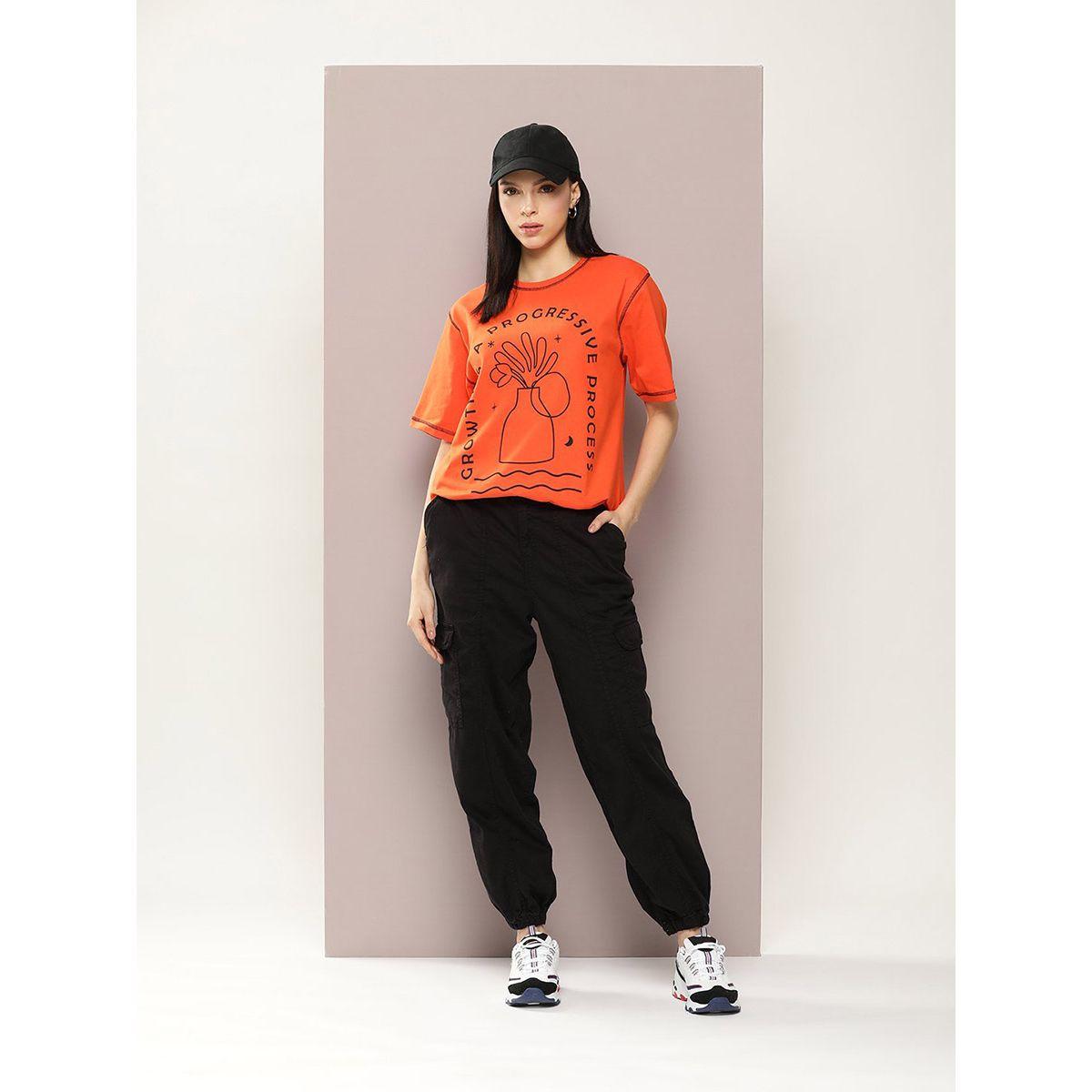Dillinger X Styli  Oversized Graphic T-Shirt with Stitch Detail-women-clothing-tshirts-image-5