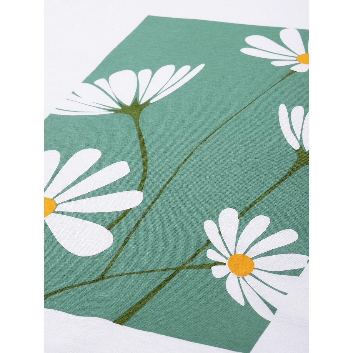 Dillinger X Styli  Oversized Flower Print Drop Shoulder T-Shirt-women-clothing-tshirts-image-2